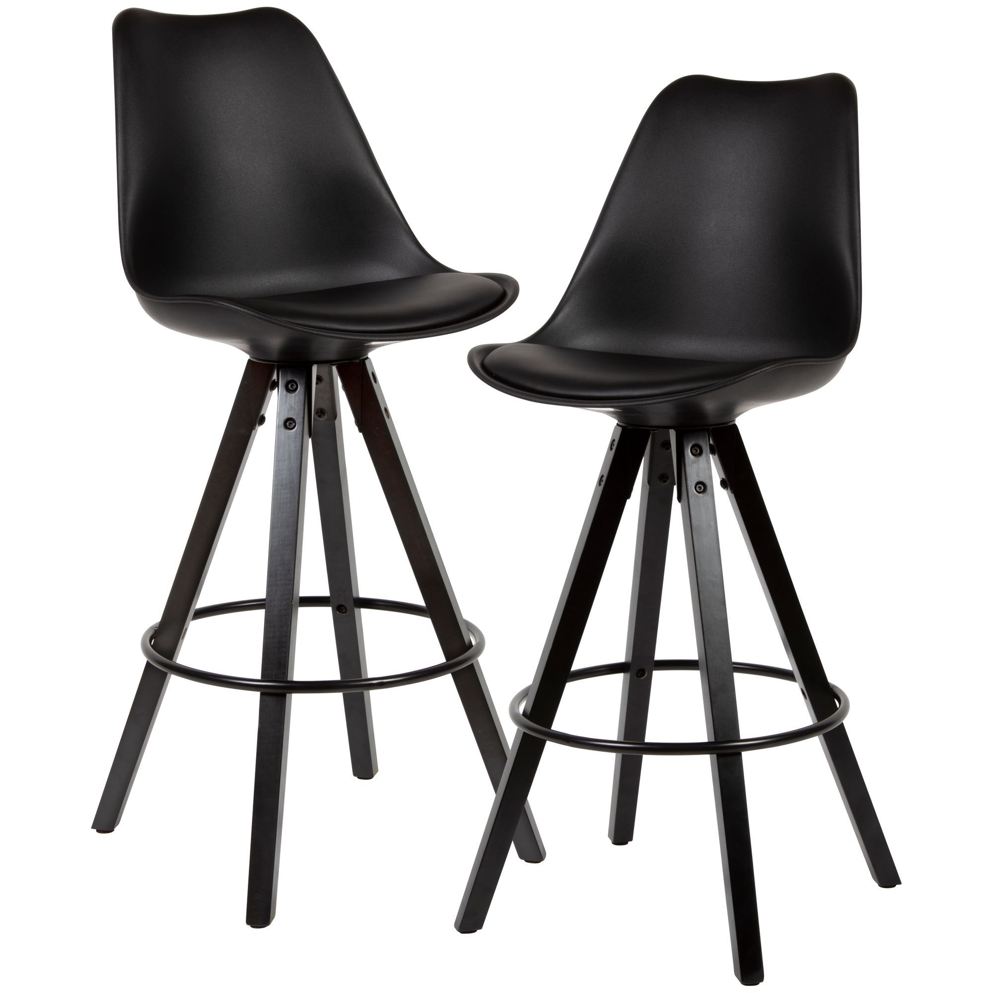 Lot de 2 chaises de bar CHIANG MAI Lot de 2 chaises de bar CHIANG MAI