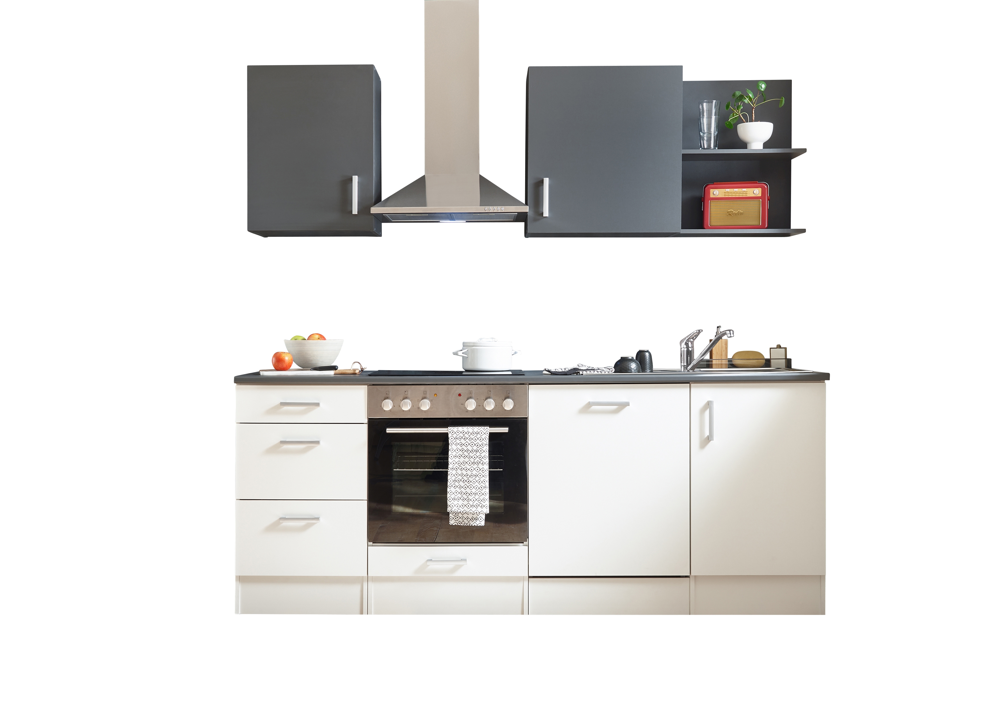 Küchenblock mit E-Geräten CORNER 220 + E