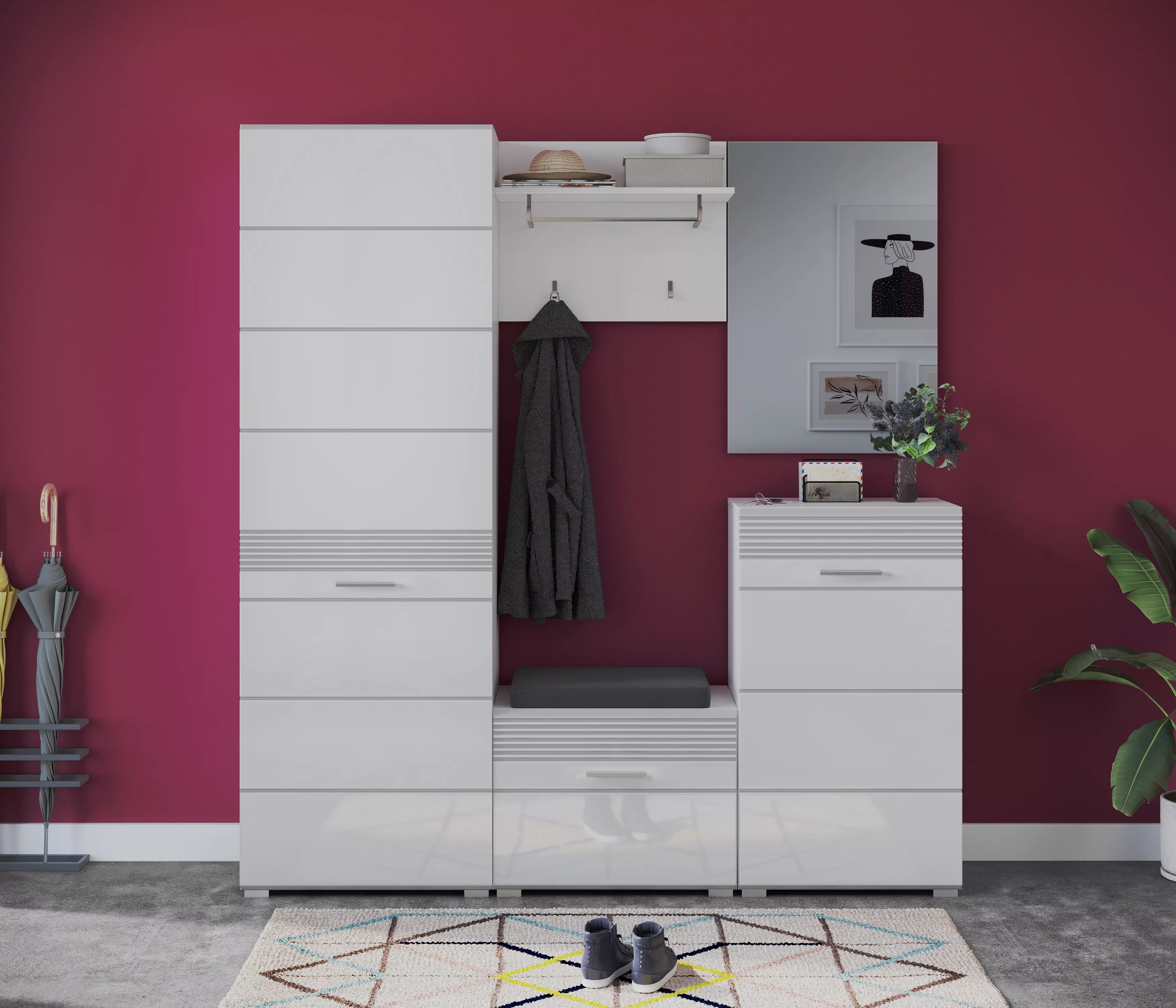 Vestiaire combiné 5 éléments WELKITE