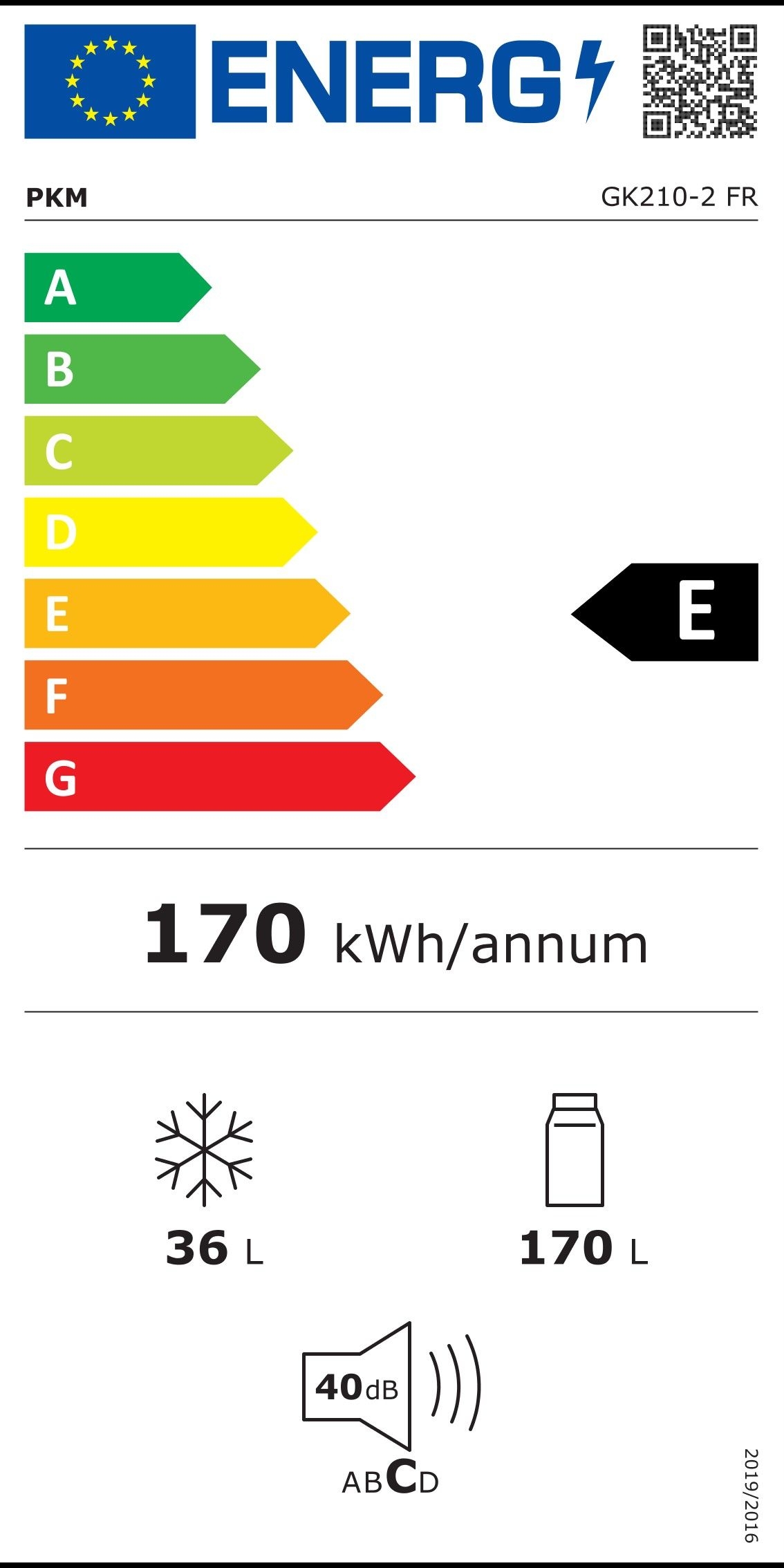 Réfrigérateur-congélateur GK210-2 FR