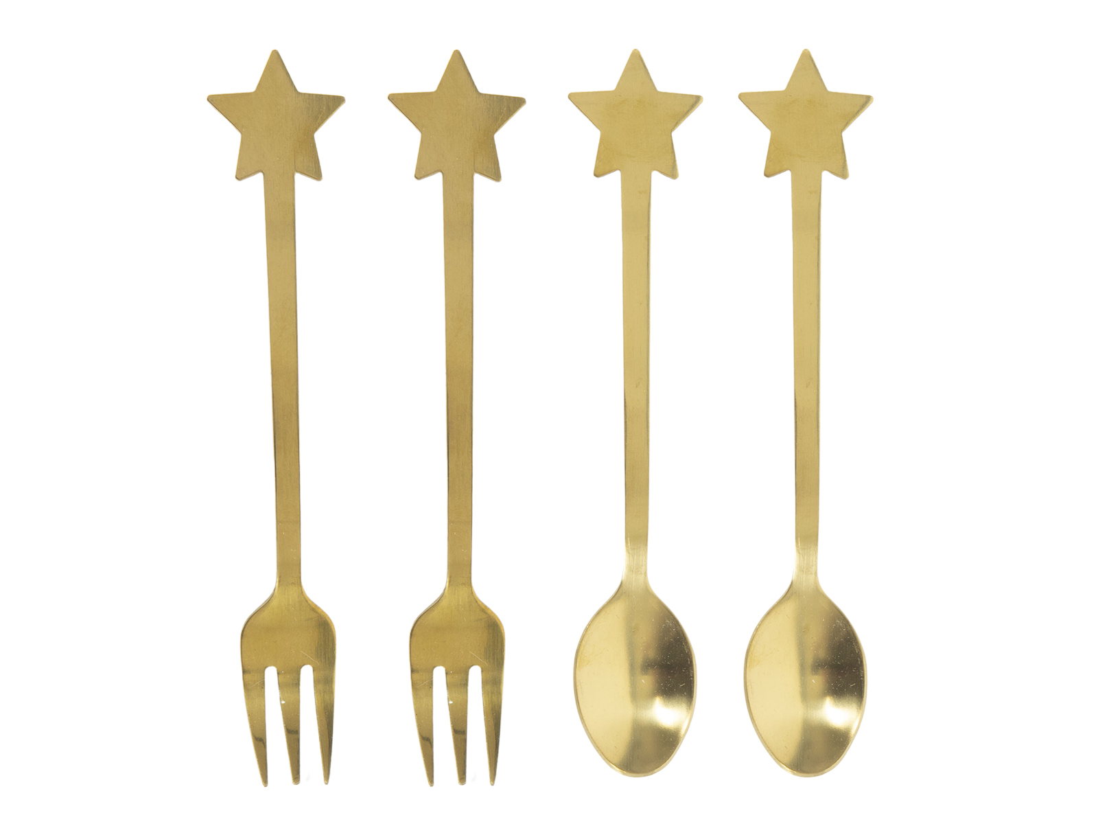 Lot de 4 couverts étoile STERN