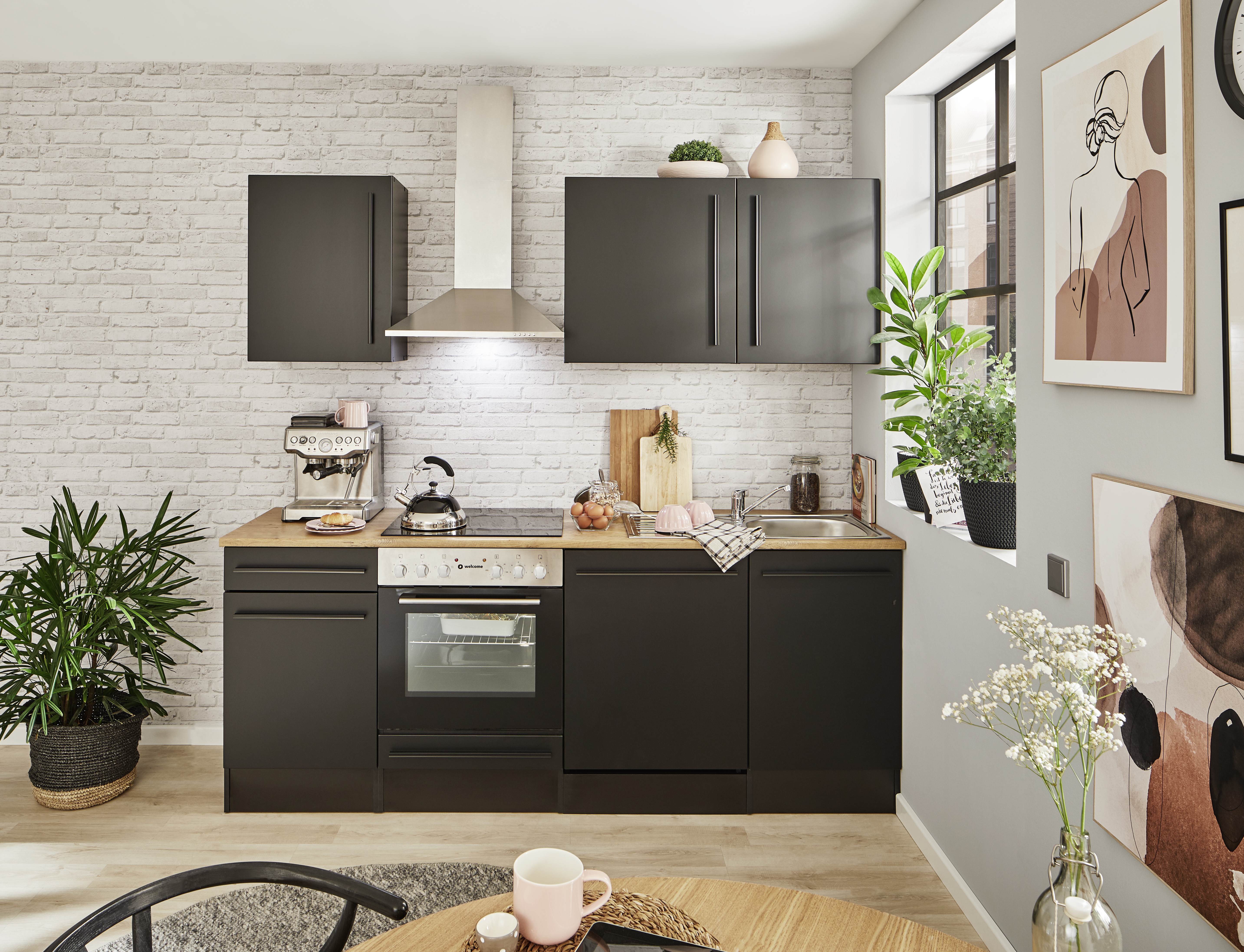 Bloc cuisine avec électroménager JAZZ 8 (bloc cuisine) II