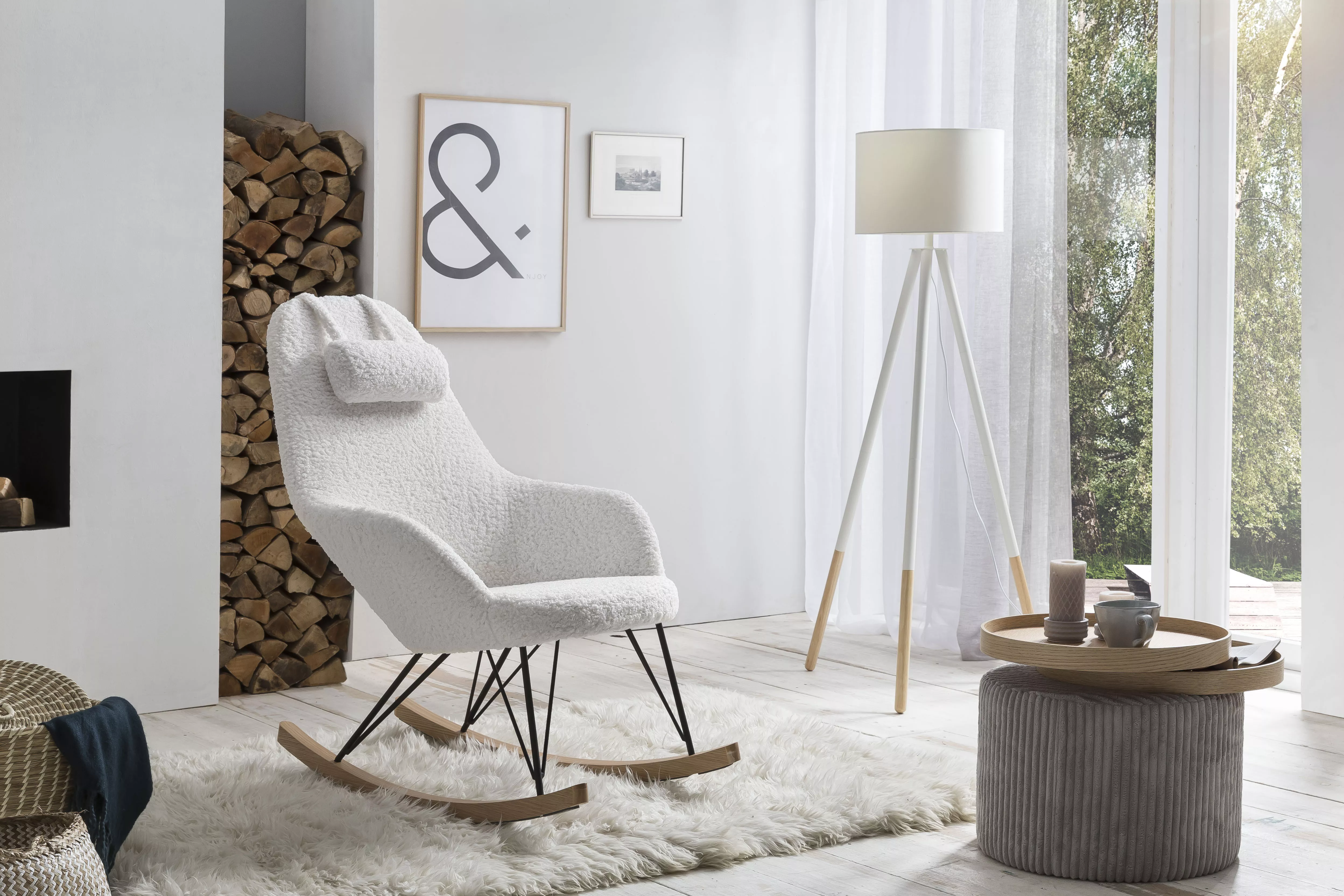 Fauteuil à bascule PRINGSEWU