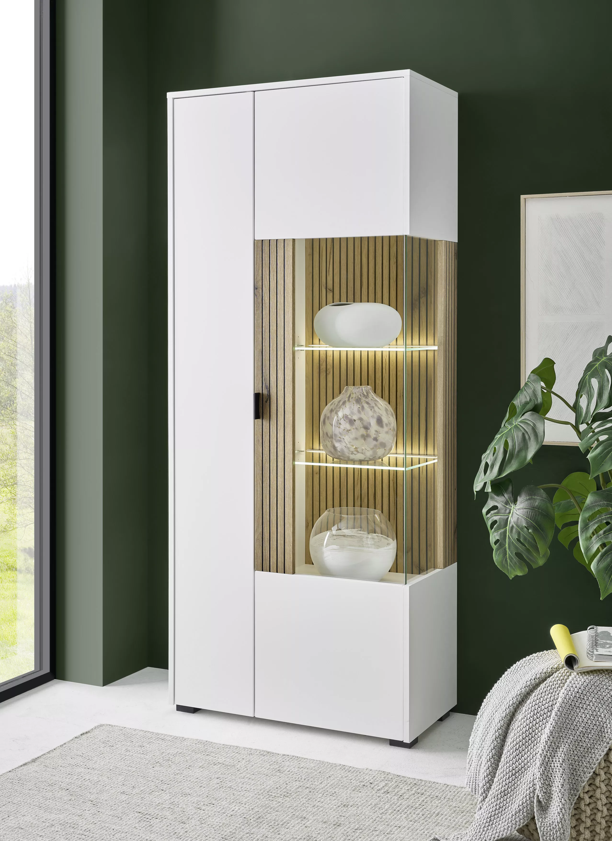 Eclaire LED des tablettes en verre HUDSON