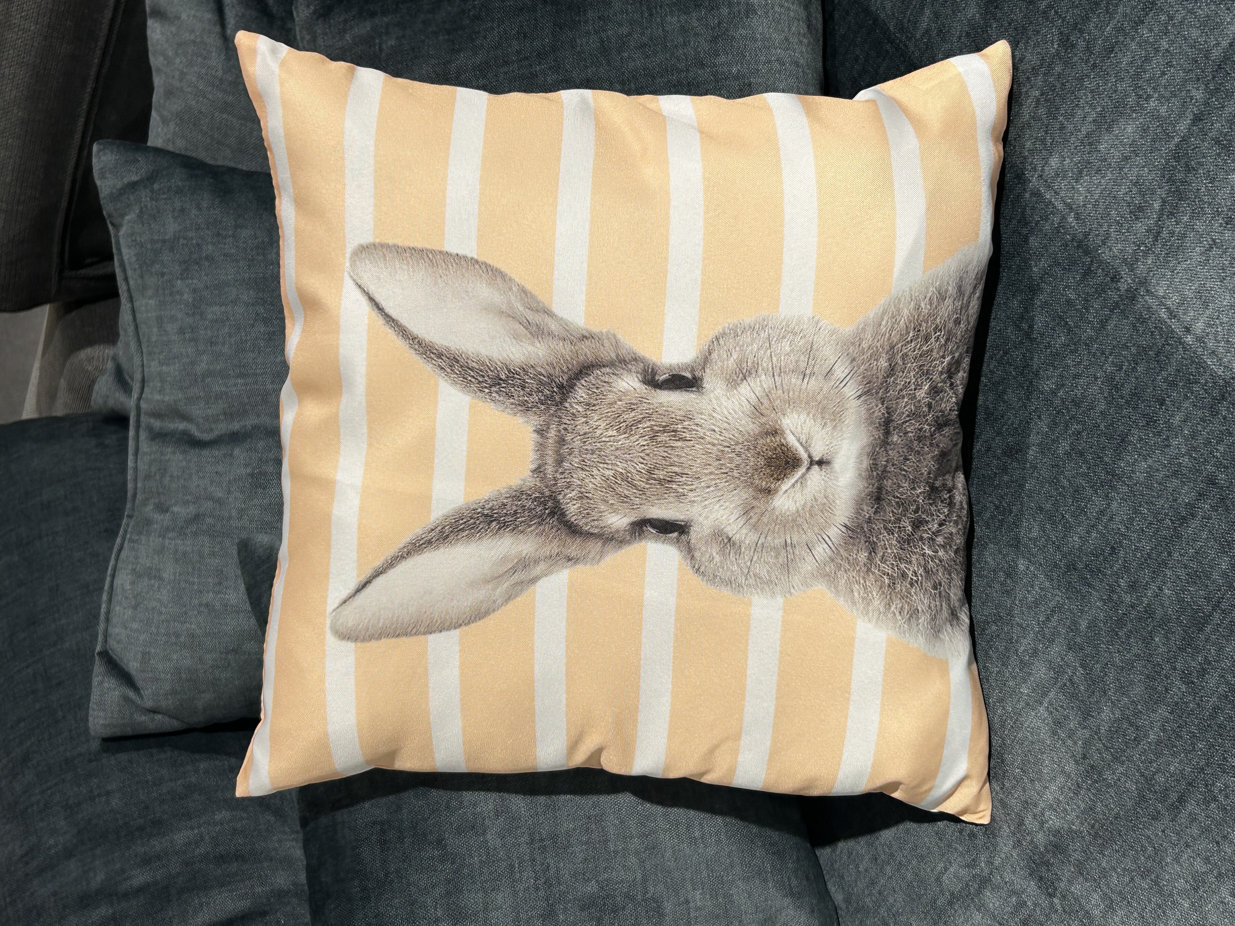 Coussin tête de lapin ROGER