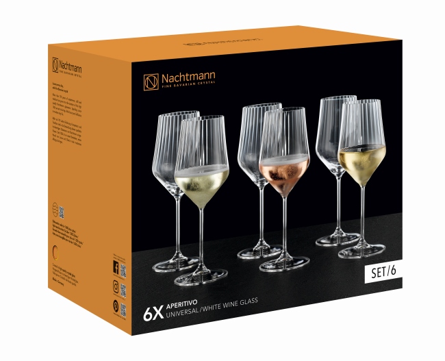 Lot de 6 verres à vin blanc APERITIVO