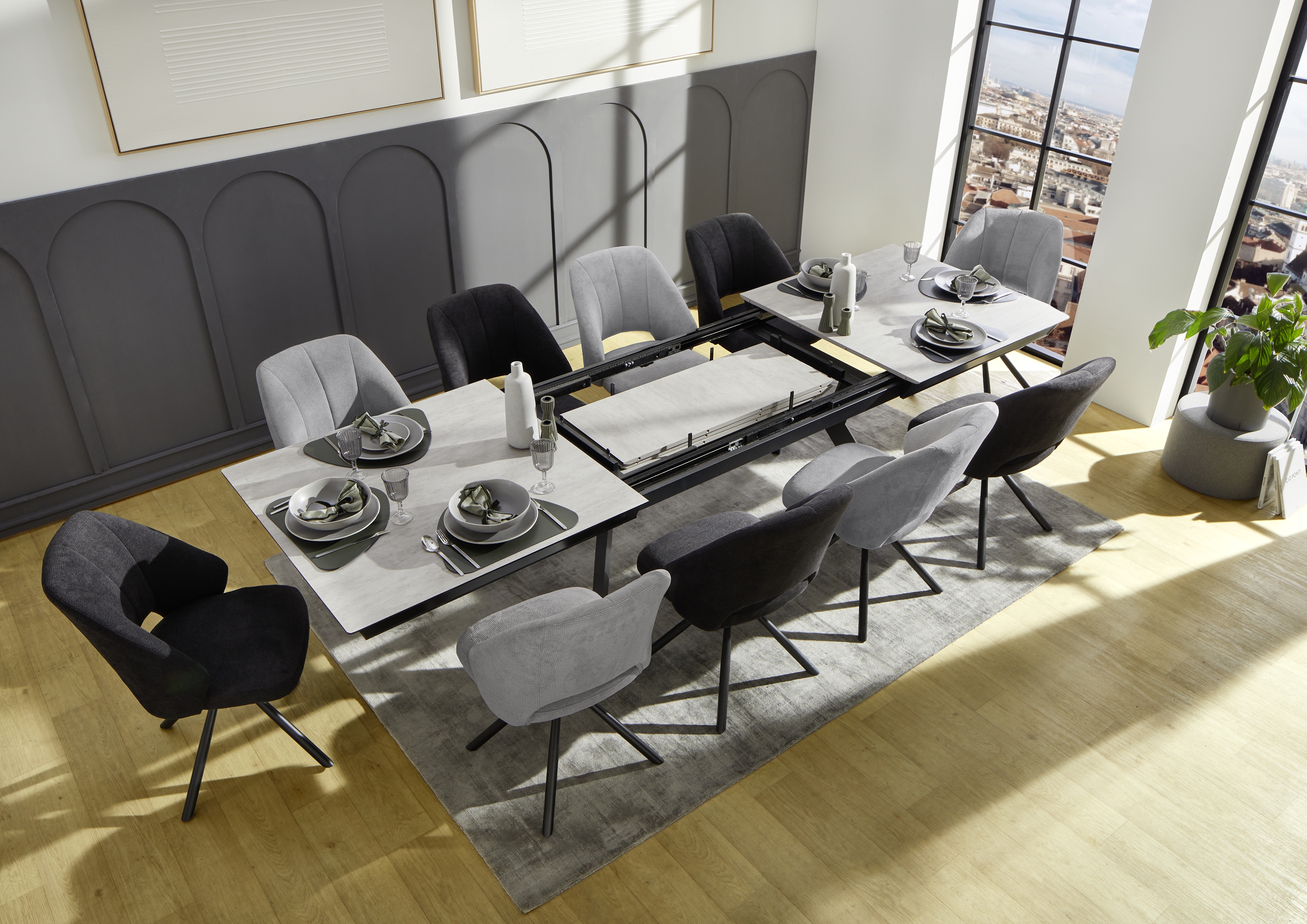 Table à manger à rallonges TYSON 320