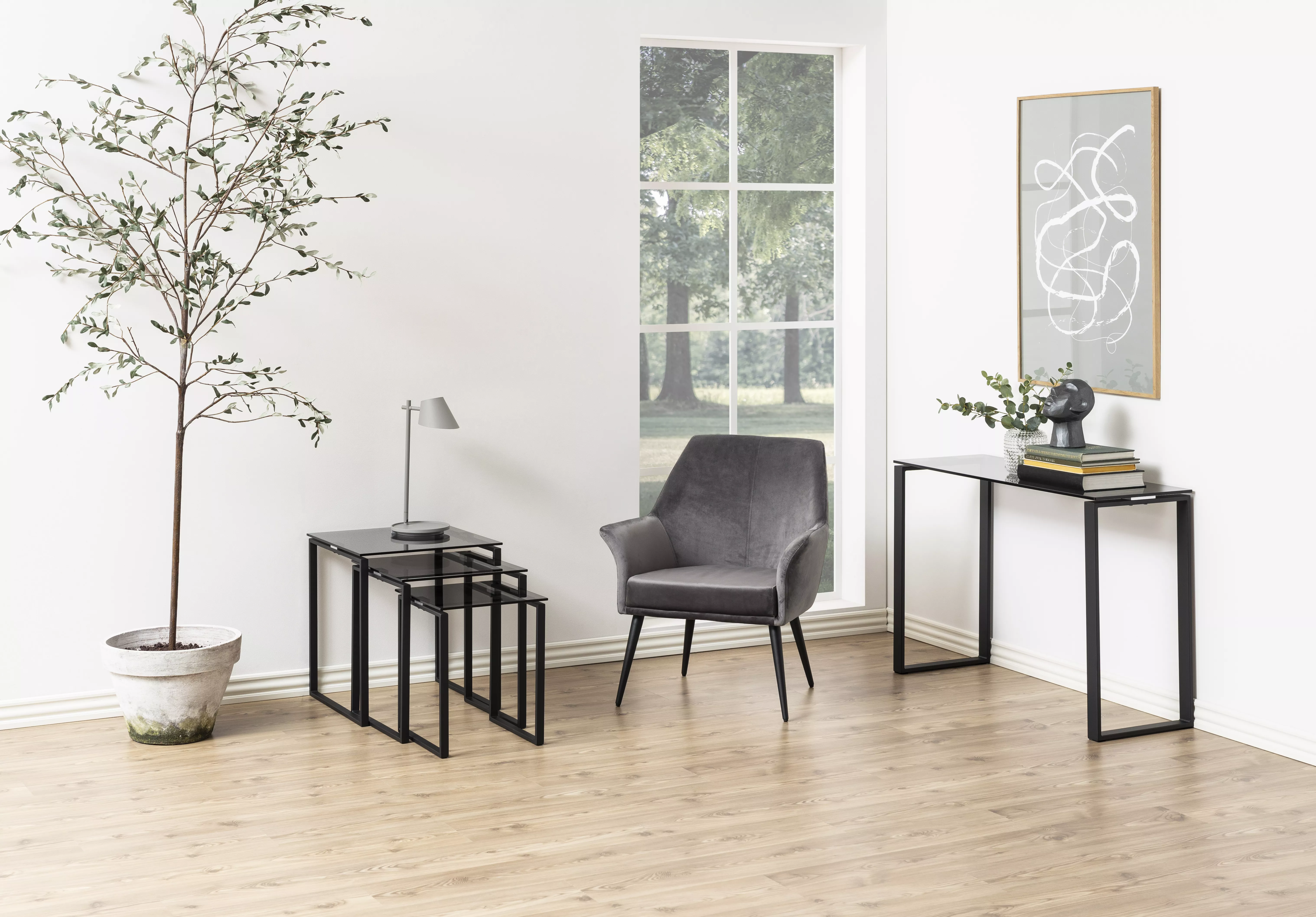 Lot de 3 tables gigognes KATRINE