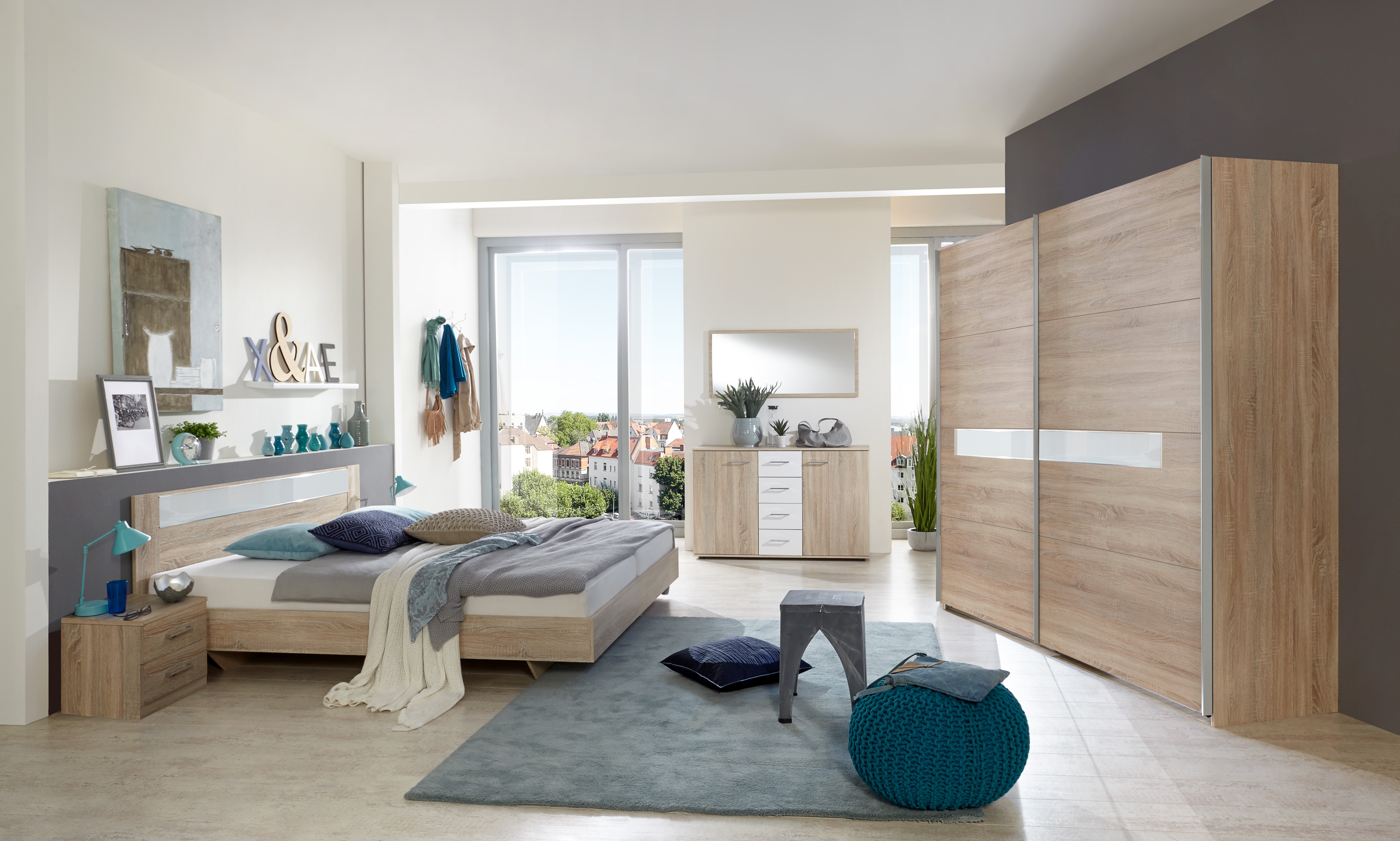 Chambre à coucher 4 éléments PAMELA Chambre à coucher 4 éléments PAMELA