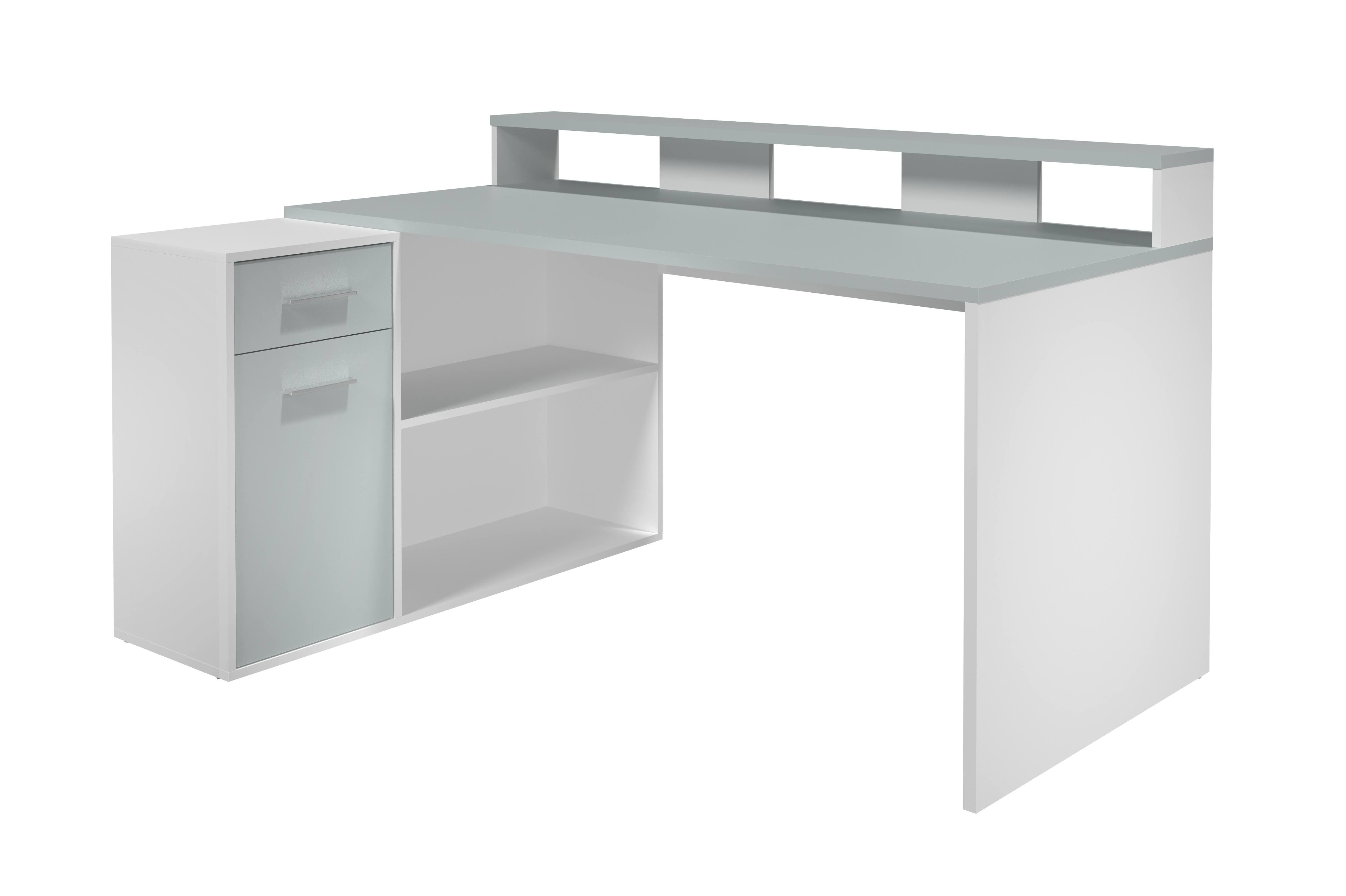 Bureau gamer d'angle ROXXOR Gris ombre