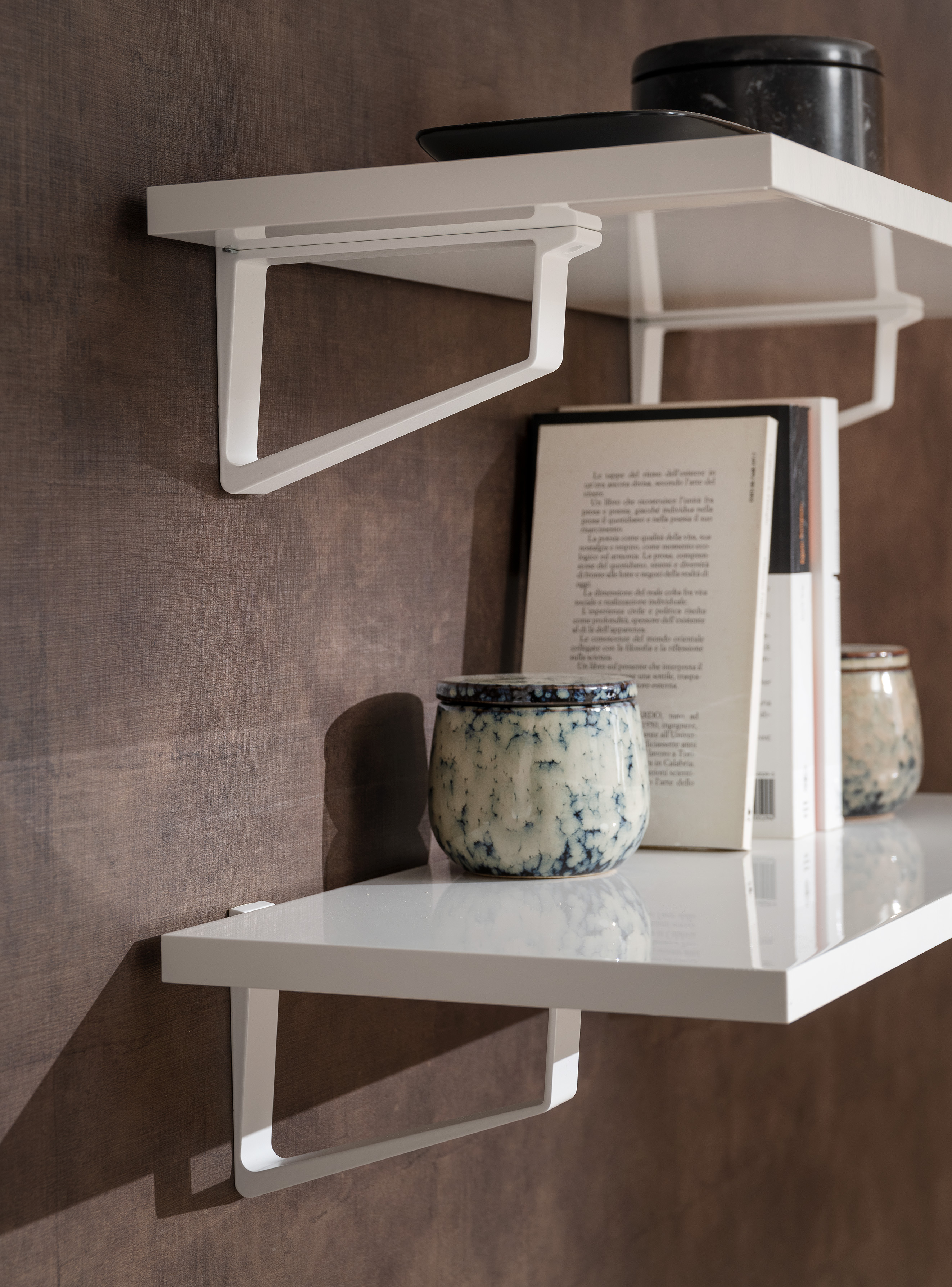 Lot de 2 supports pour étagère ODERZO