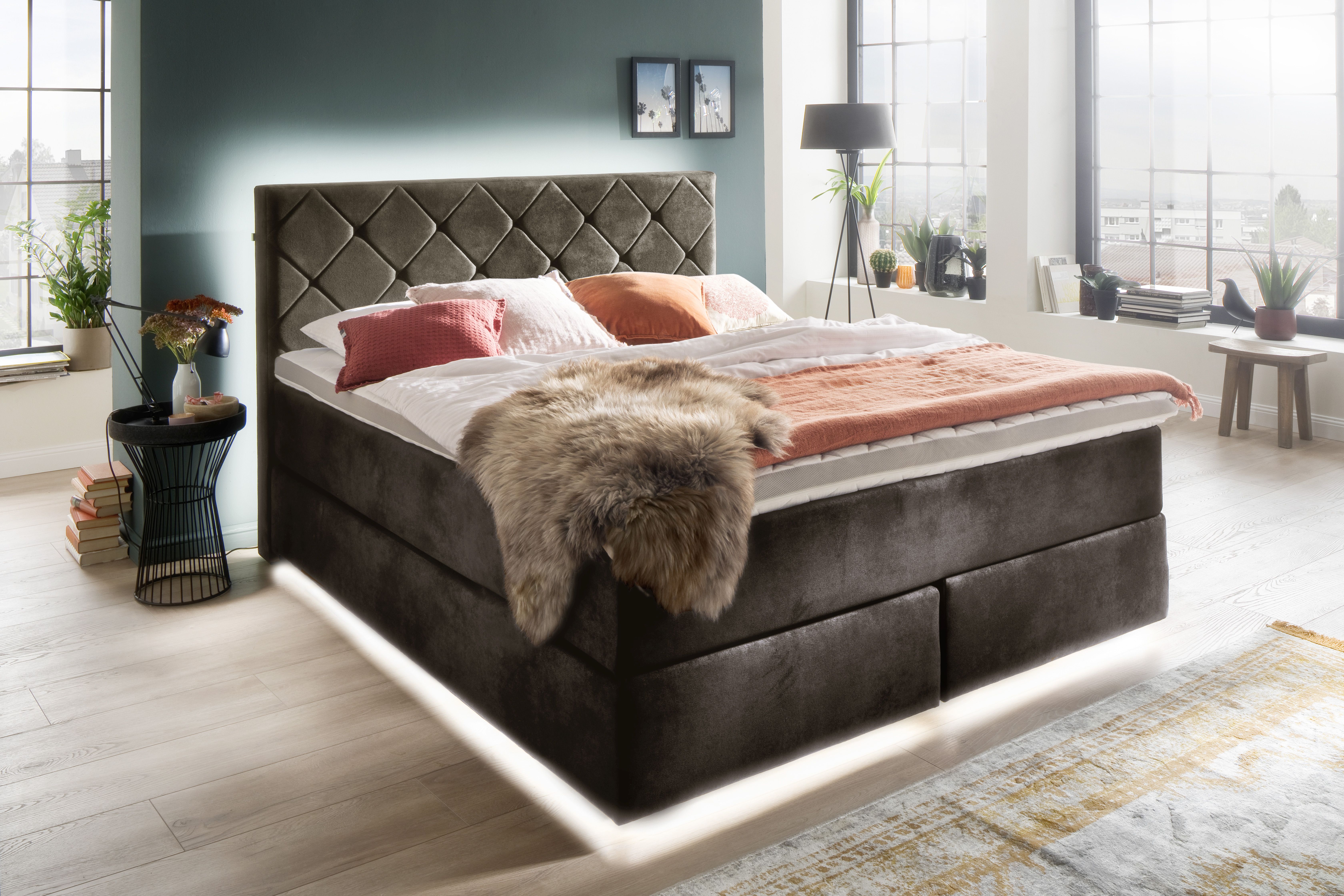 Lit boxspring NEW YORK