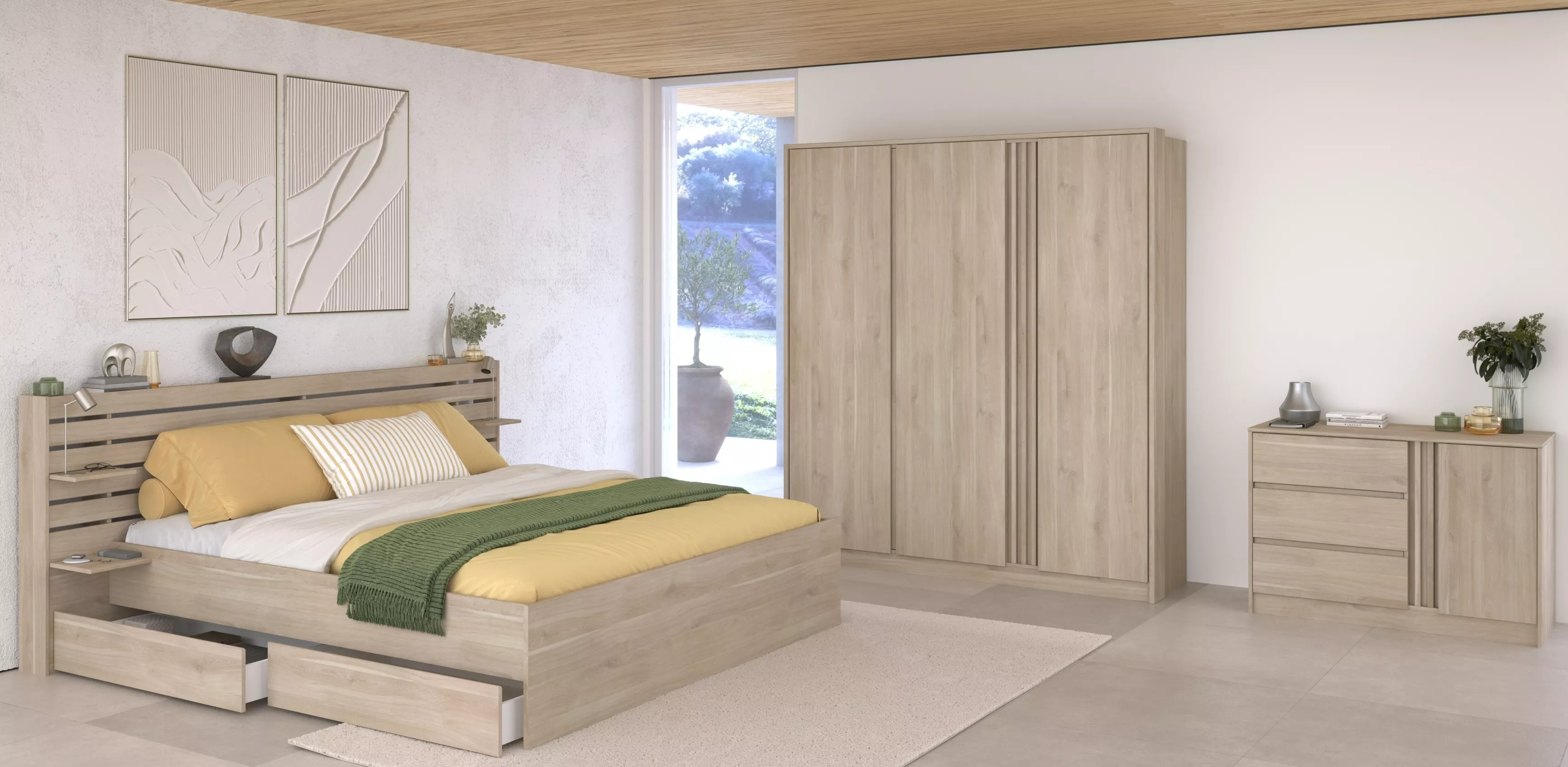 Schlafzimmer 3-teilig MIAMI 27 Schlafzimmer 3-teilig MIAMI 27
