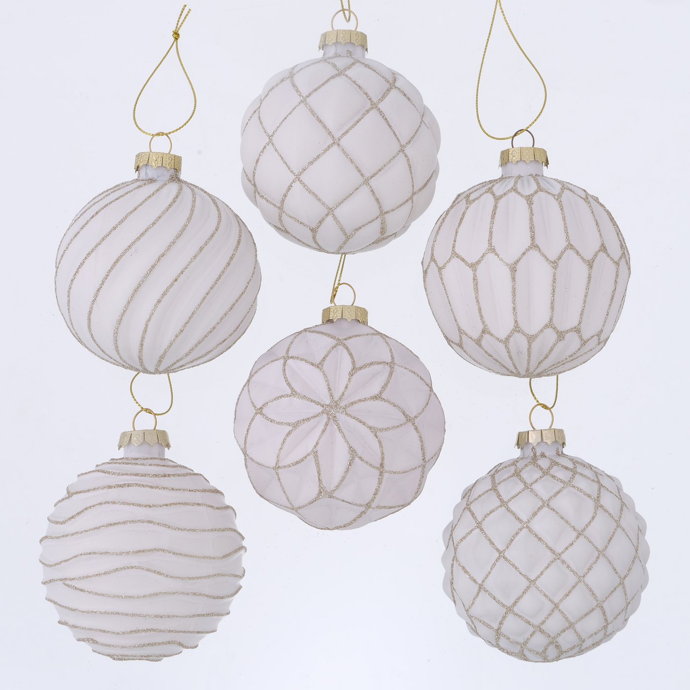 Boule de Noël 8 cm GWENDY