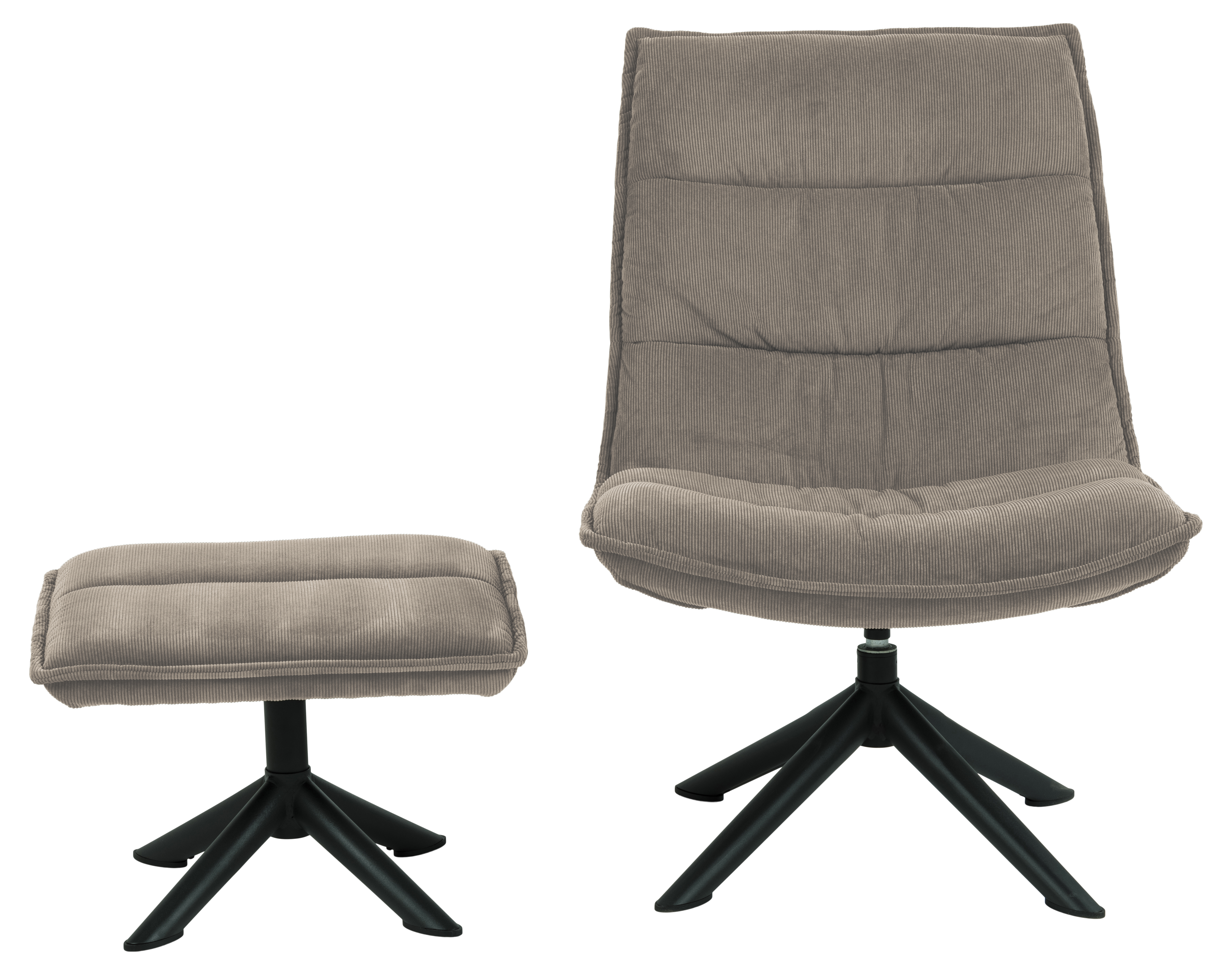 Fauteuil lounge avec repose-pied BLIZZARD