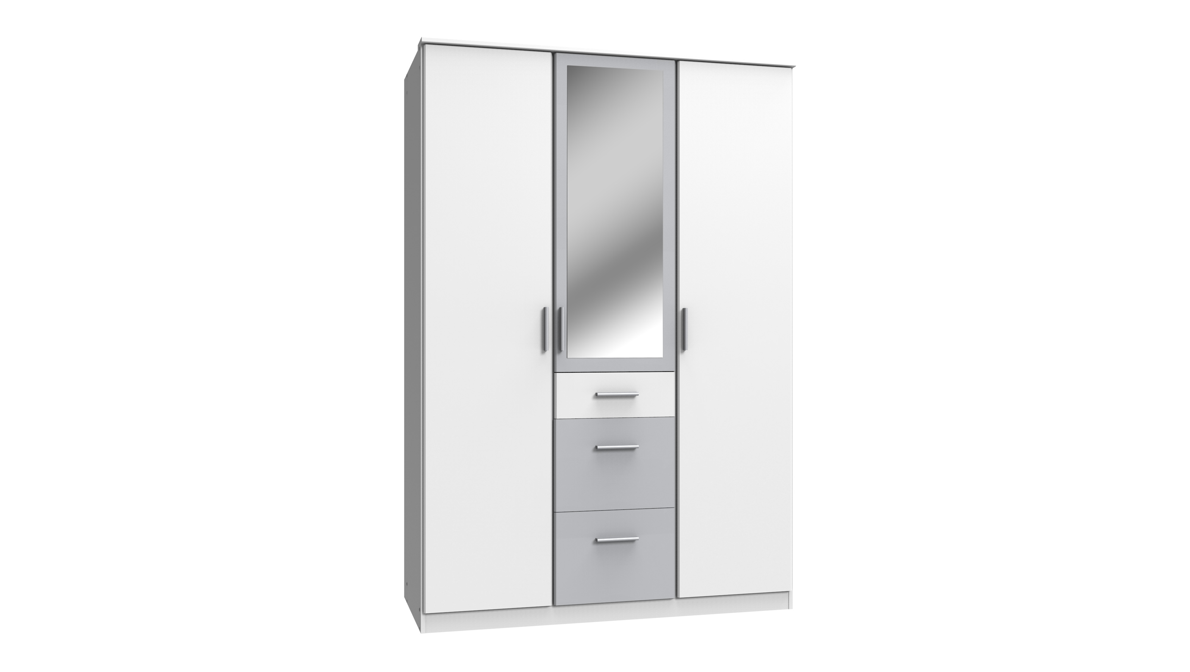 Armoire à portes battantes JOKER ton blanc gris clair 5246913