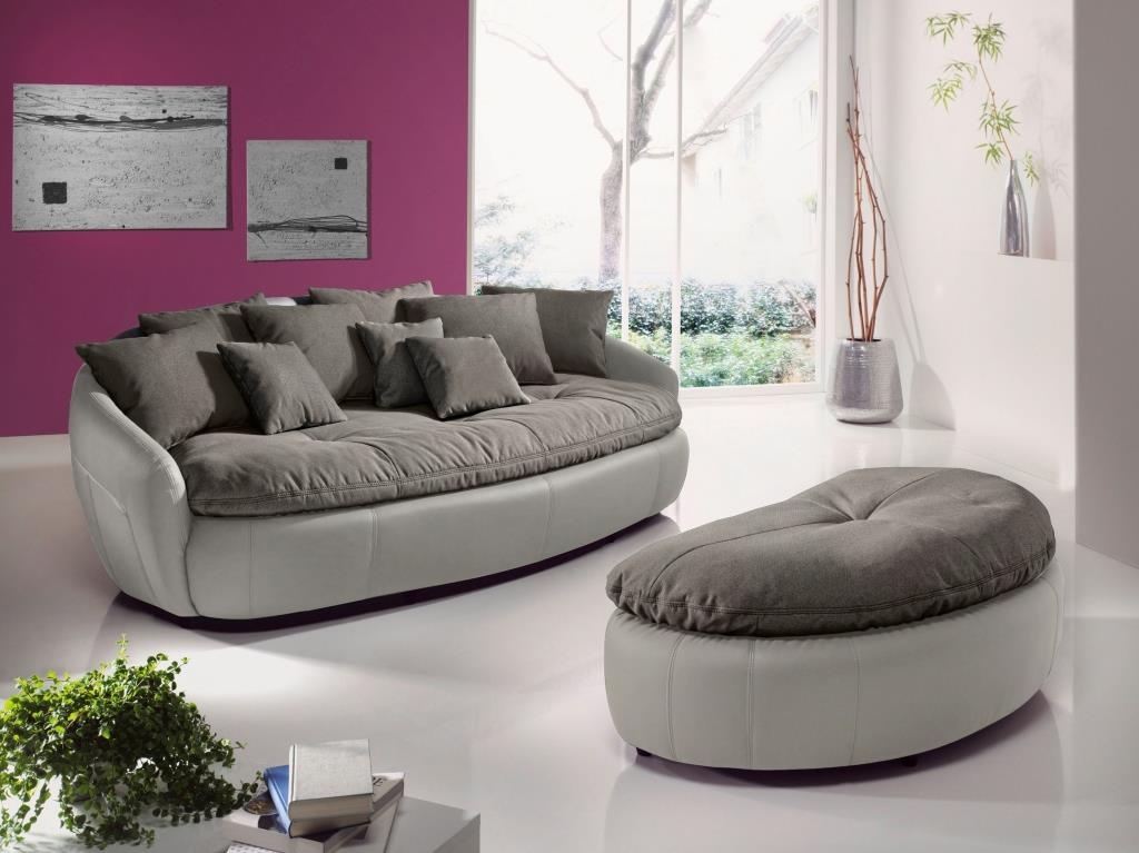 Canapé XXL avec pouf ARUBA II