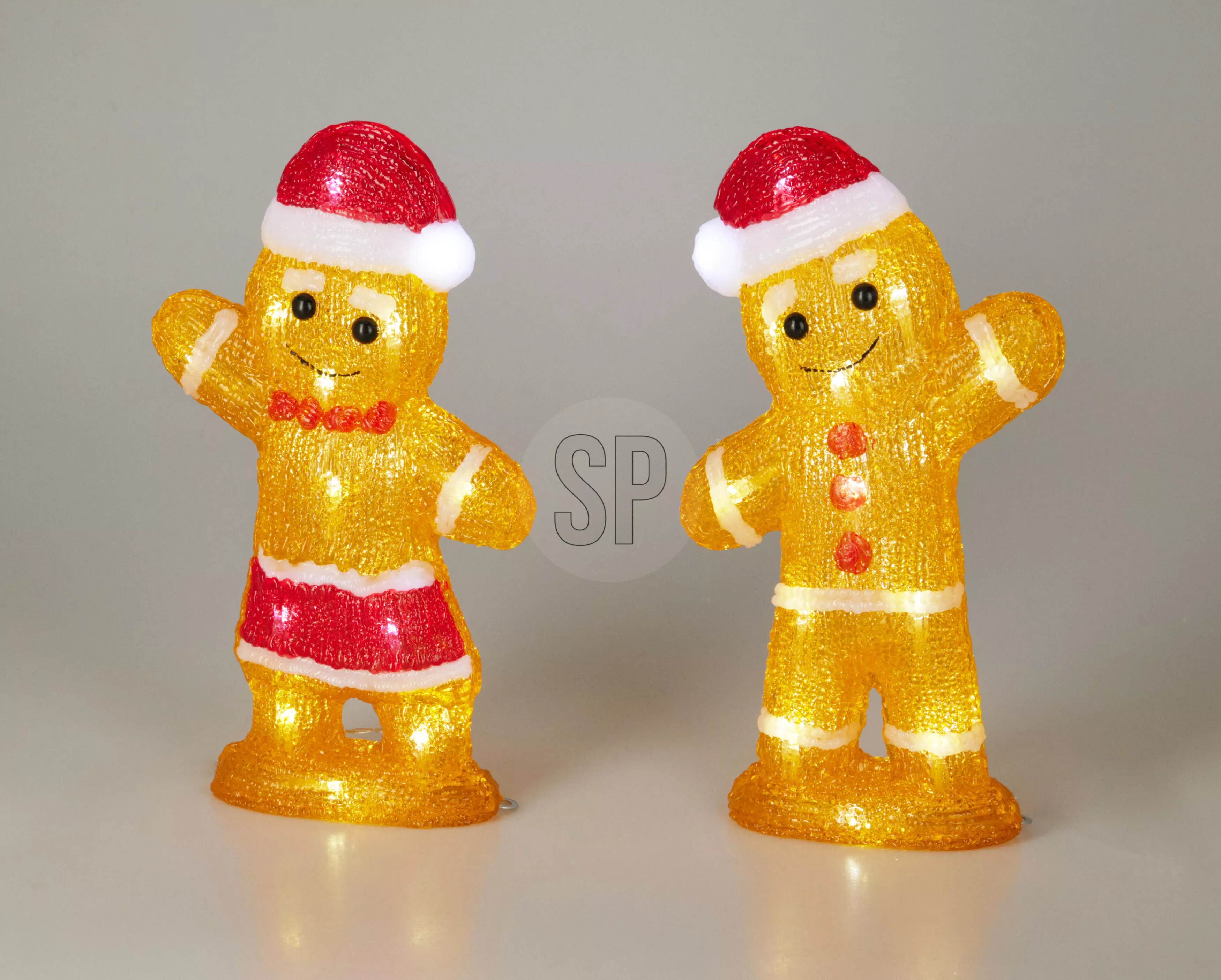 Bonhomme de pain d'épices avec LED CHRISTMAS