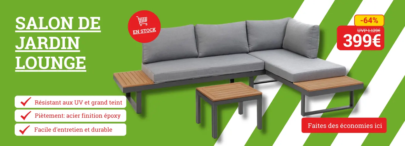 Prix imbattable ! Ensemble de salon d'extérieur 