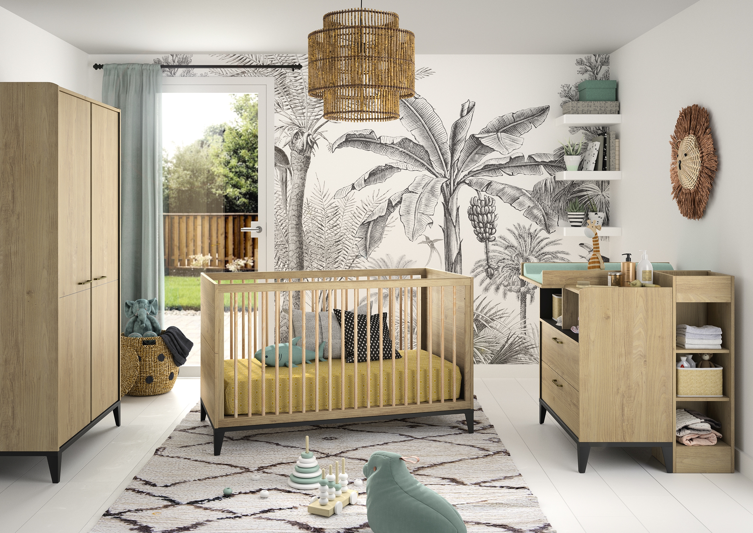 Lit de bébé 5 éléments AMARO