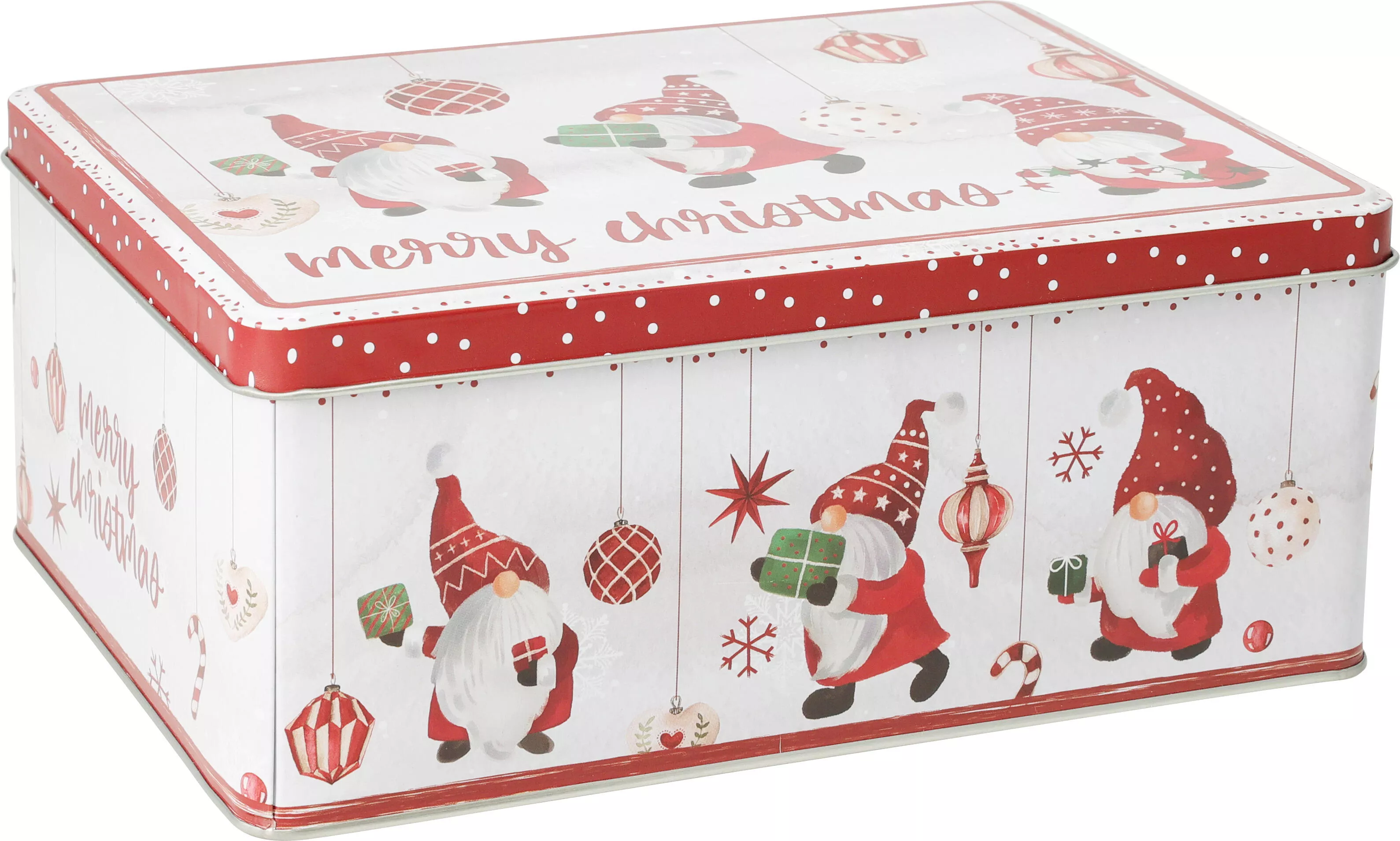 Boîte à provisions motif lutin CHRISTMAS
