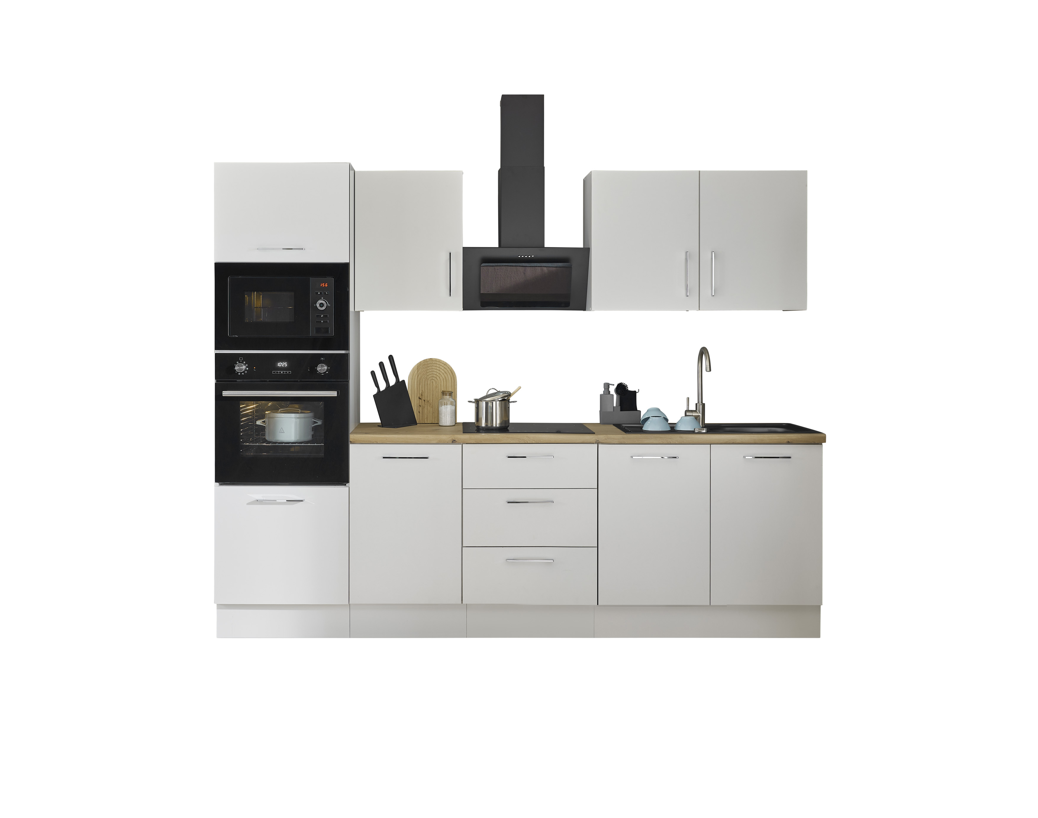 Bloc cuisine avec électroménager CORNWALL (bloc cuisine-four-micro-ondes) II Bloc cuisine avec électroménager CORNWALL (bloc cuisine-four-micro-ondes) II