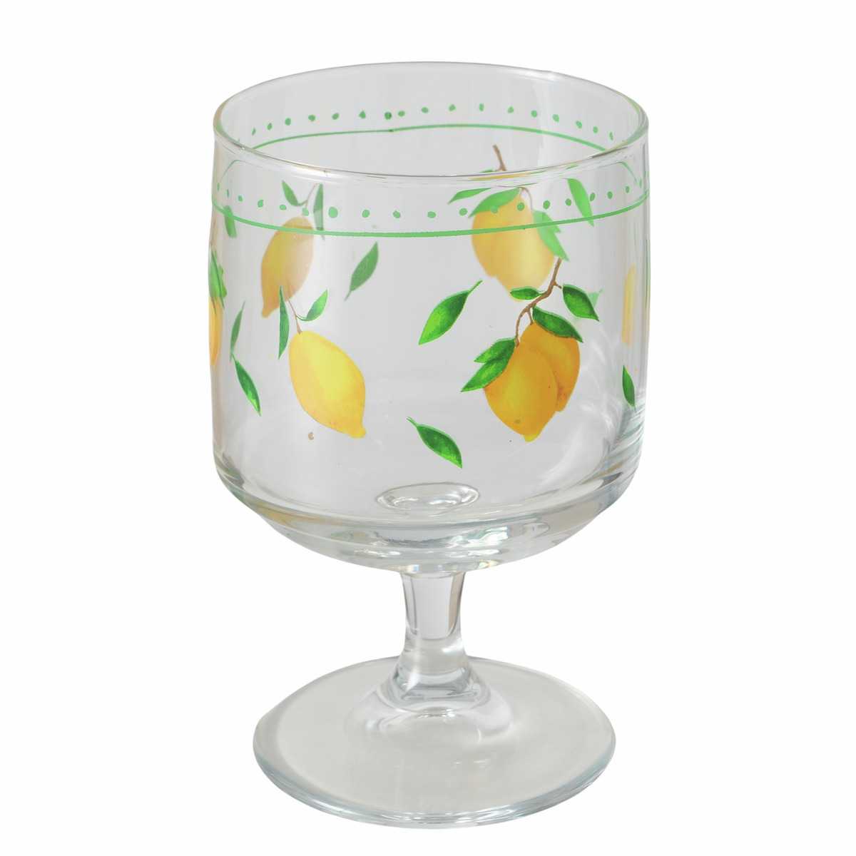 Verre à vin avec citrons PALERMO