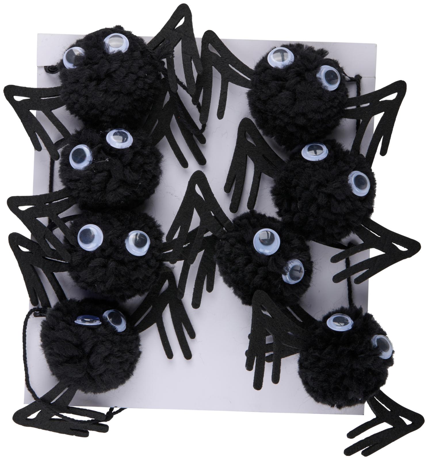 Guirlande araignées à grands yeux HALLOWEEN