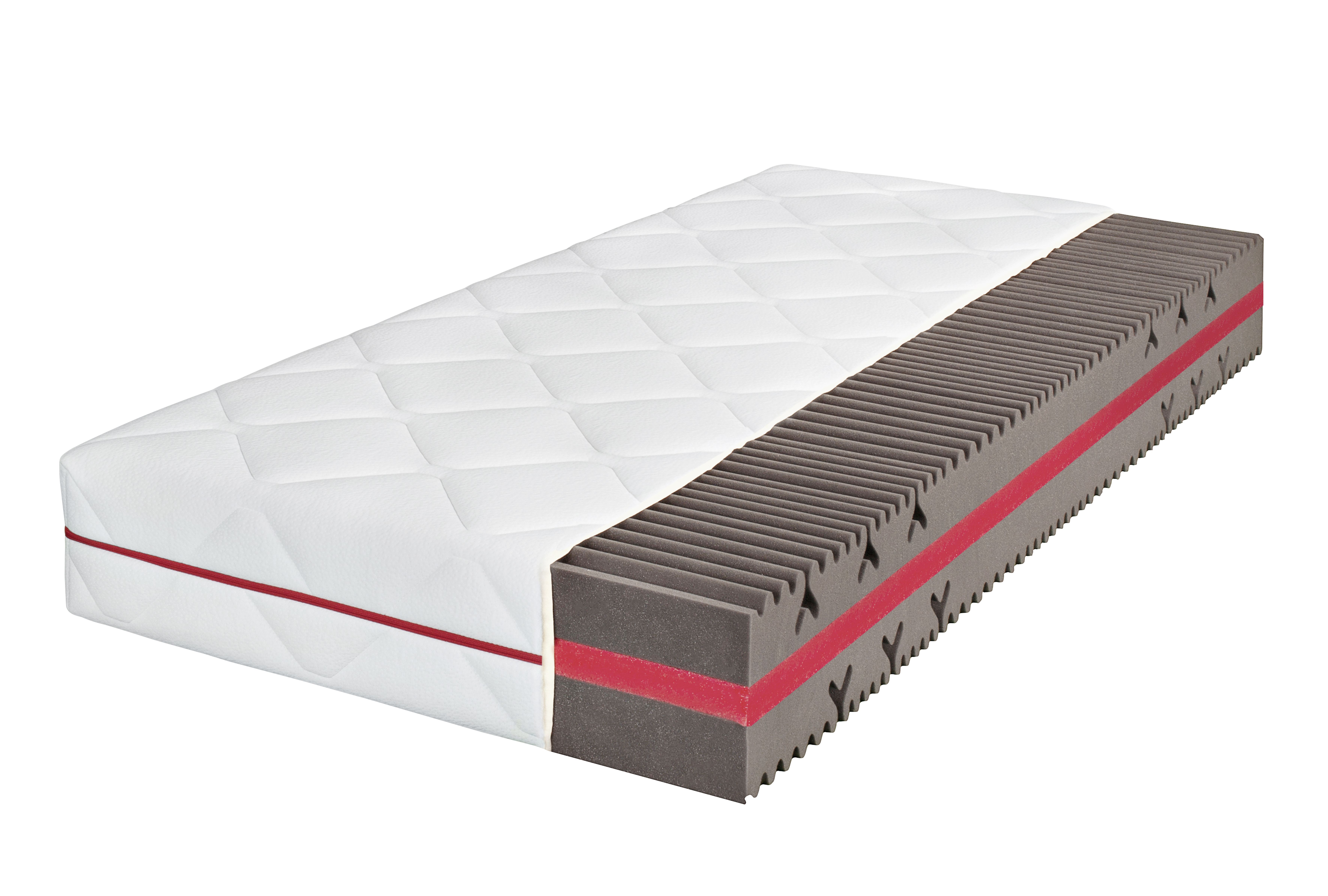 Matelas en mousse haute résilience 140 x 200 cm CLARK