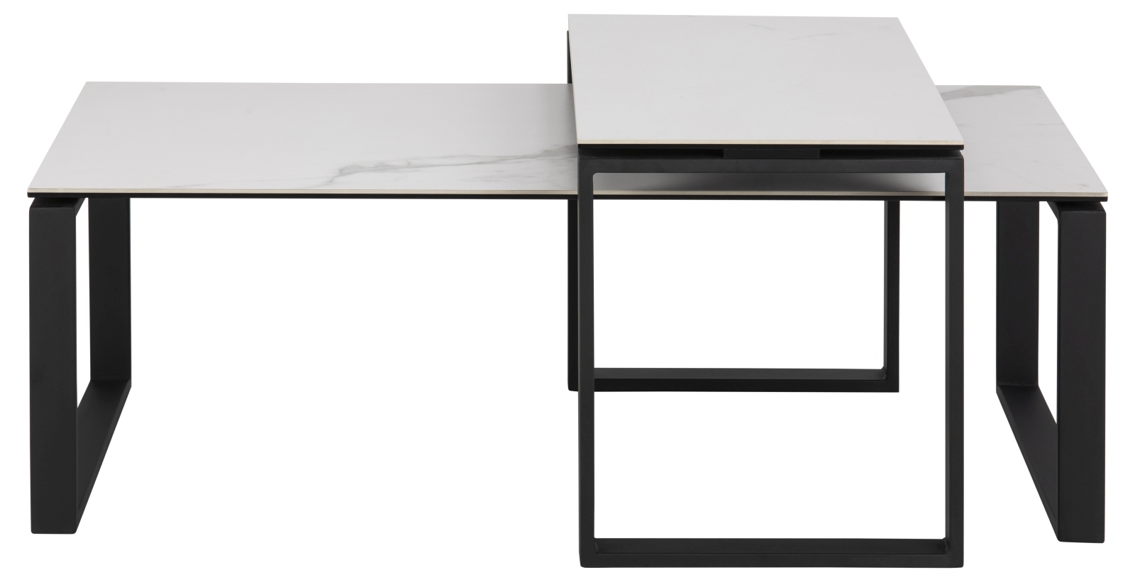 Lot de 2 tables basses KATRINE Lot de 2 tables basses KATRINE
