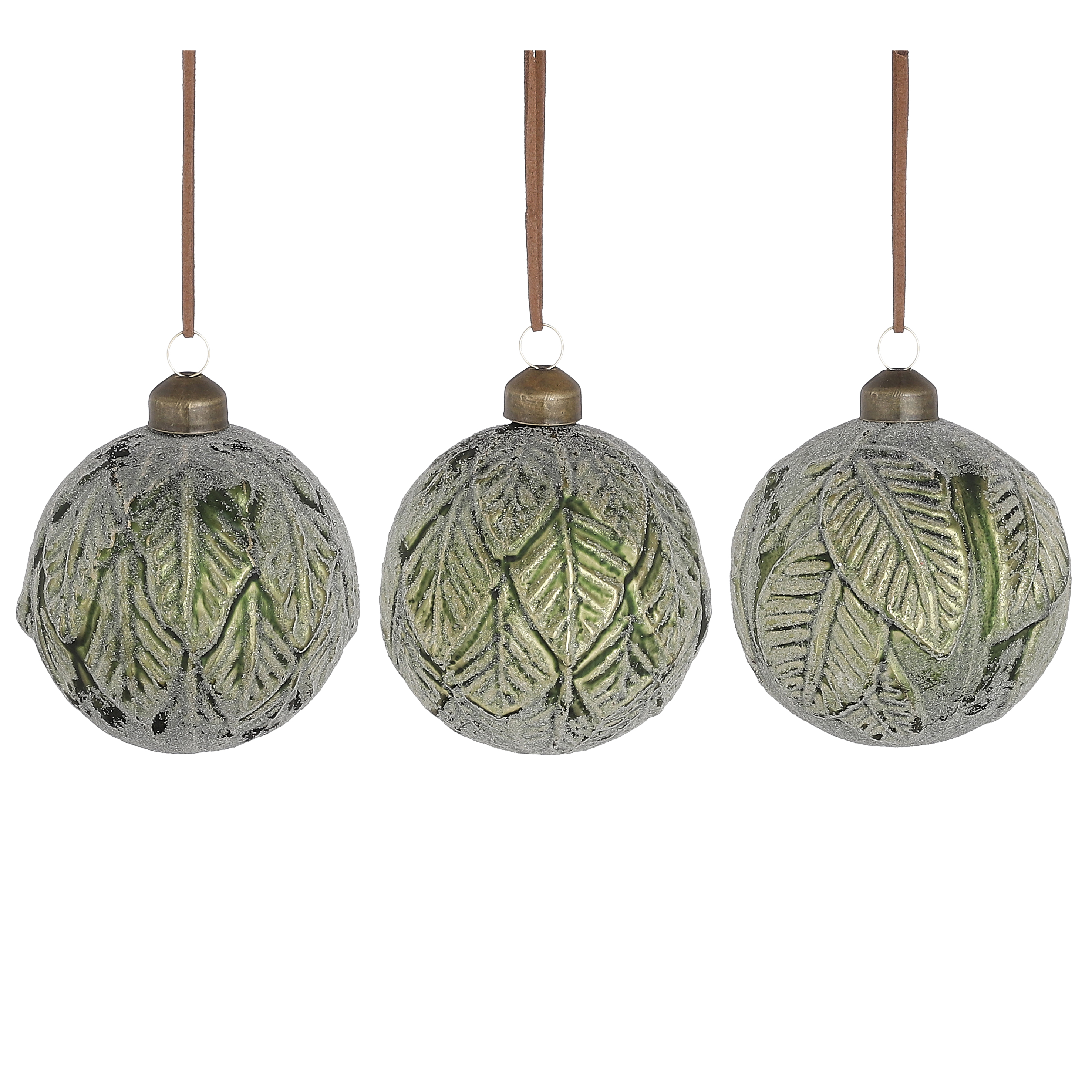 Boule de Noël 8 cm BLÄTTER