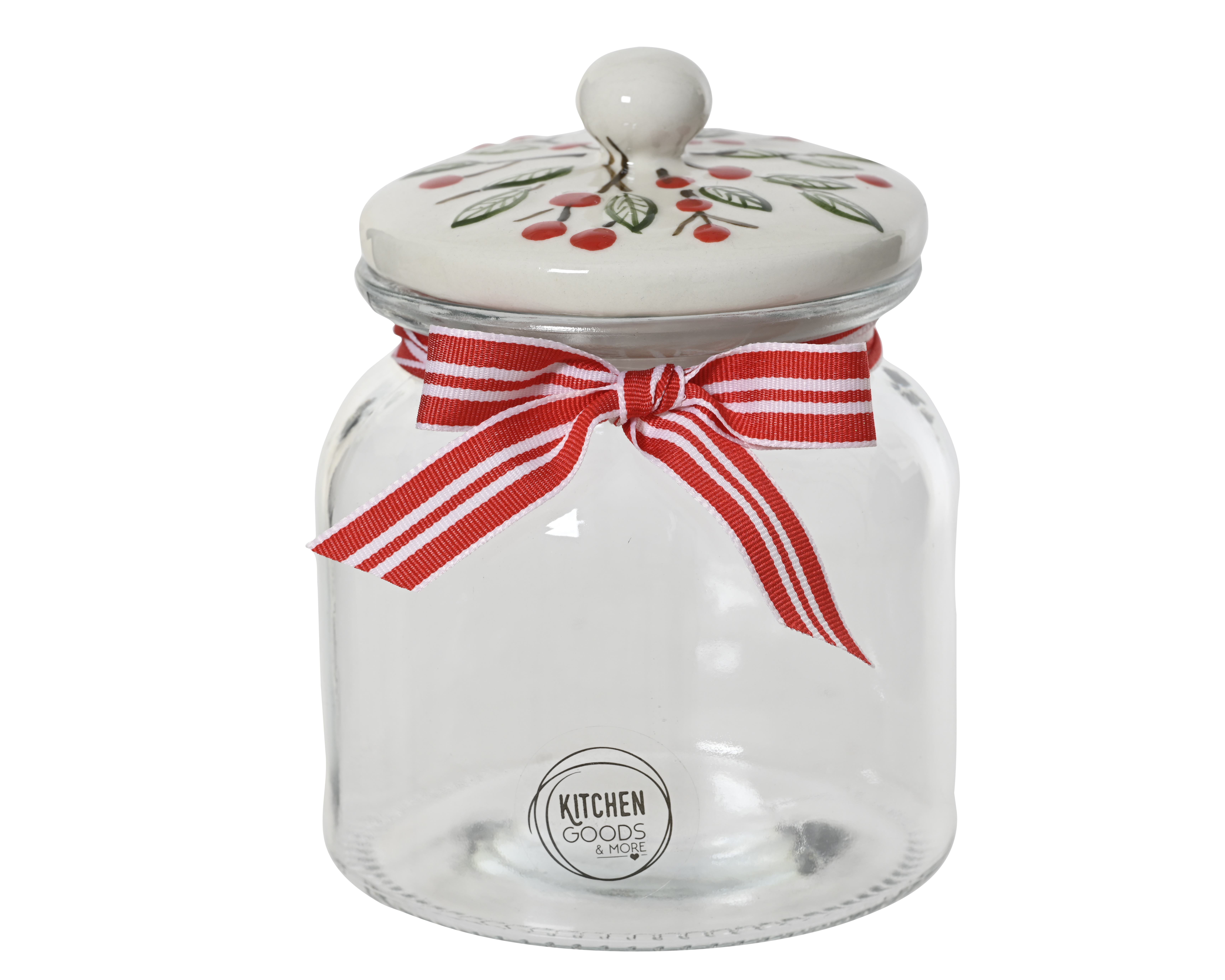 Pot à provisions motif branche avec baies CHRISTMAS