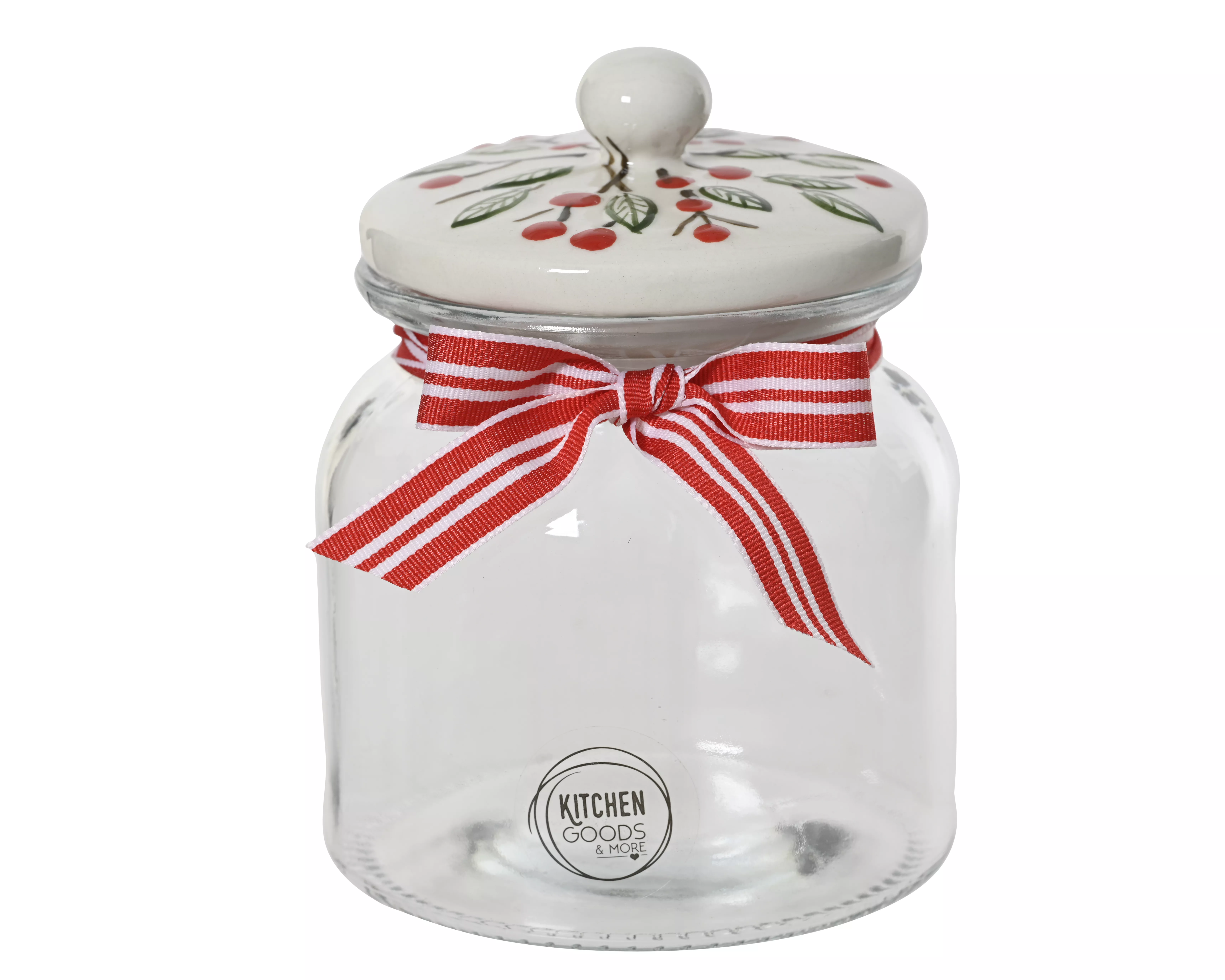 Pot à provisions motif branche avec baies CHRISTMAS