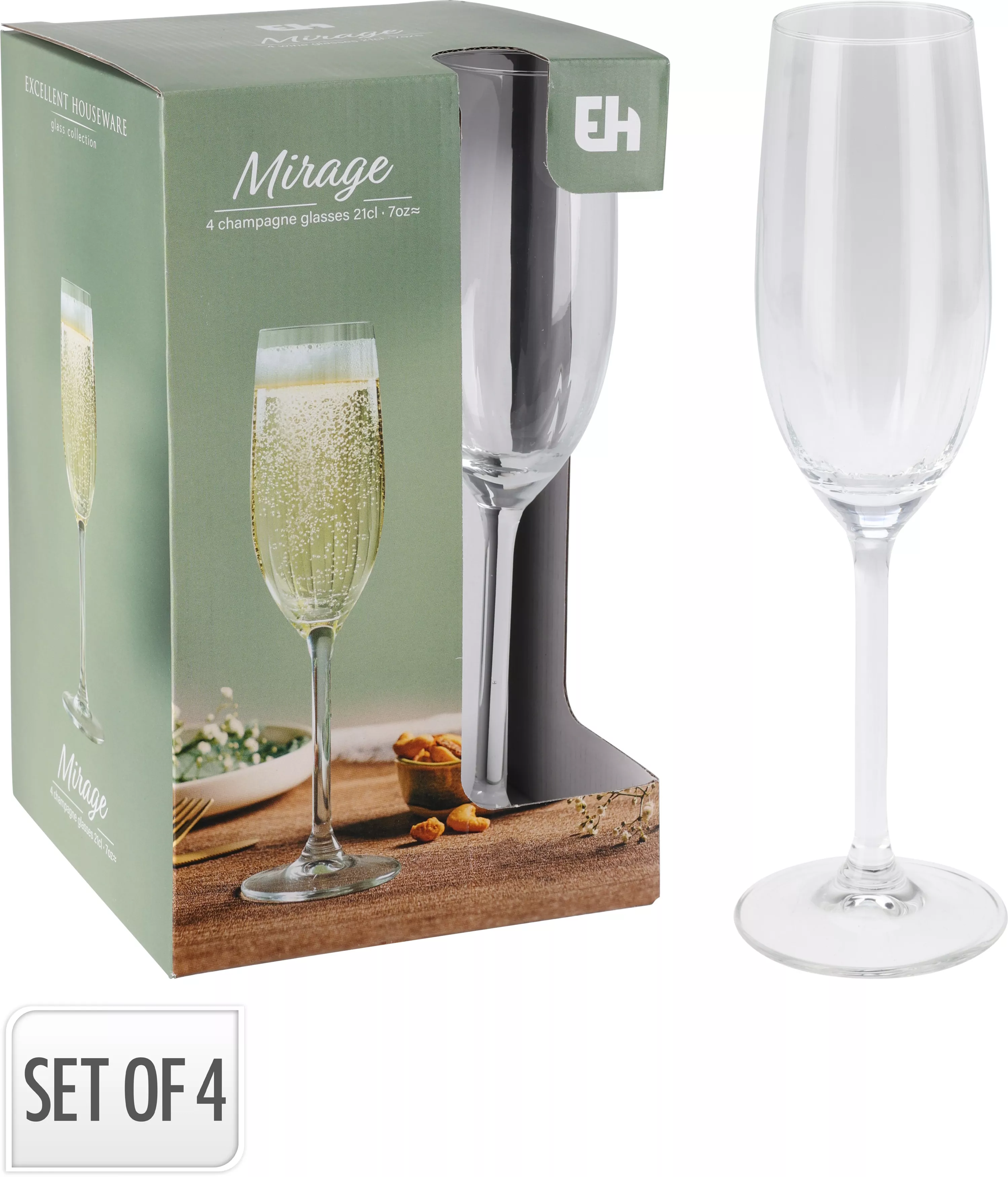 Lot de 4 coupes à champagne KITCHEN Lot de 4 coupes à champagne KITCHEN