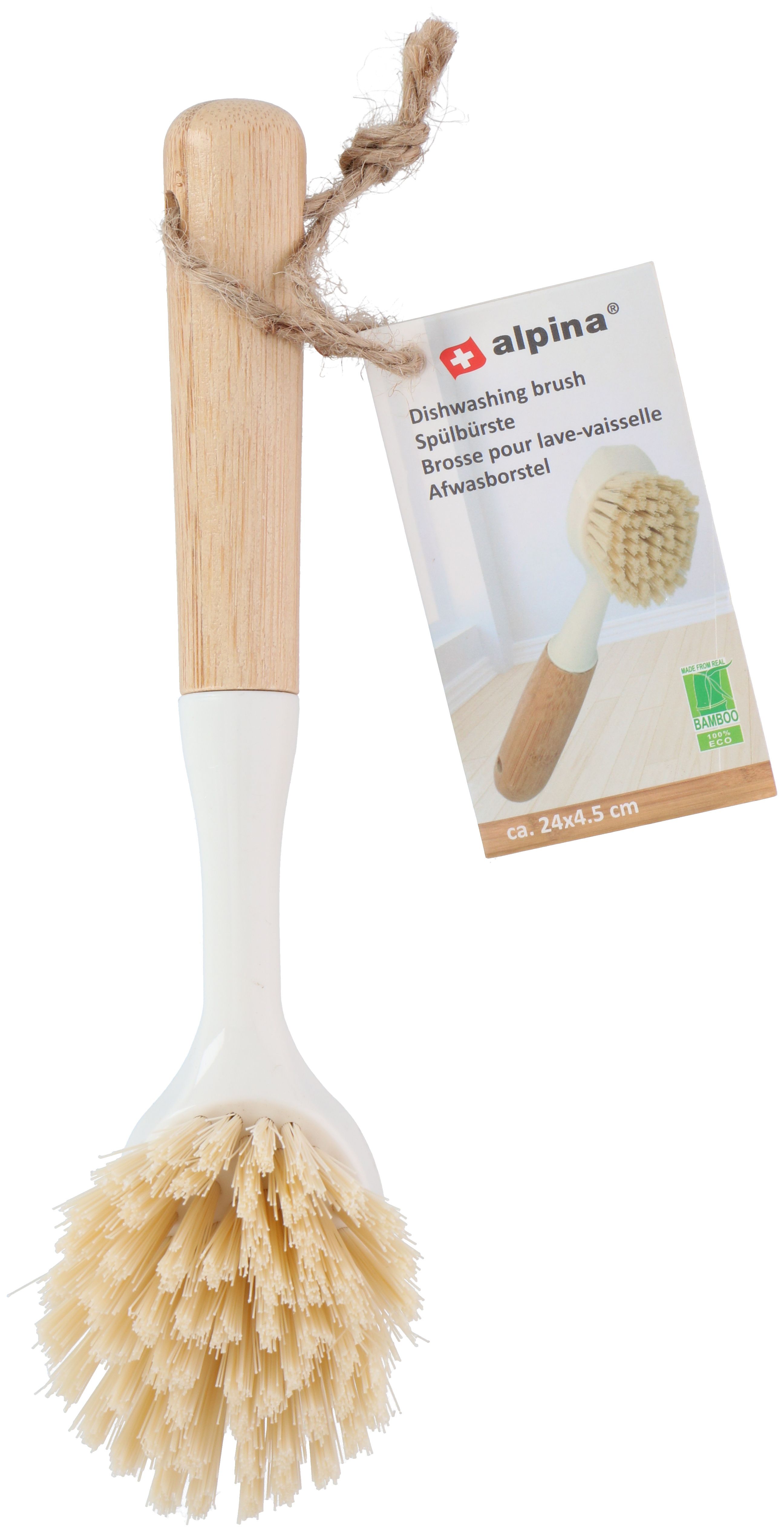 Brosse vaisselle bambou ALPINA