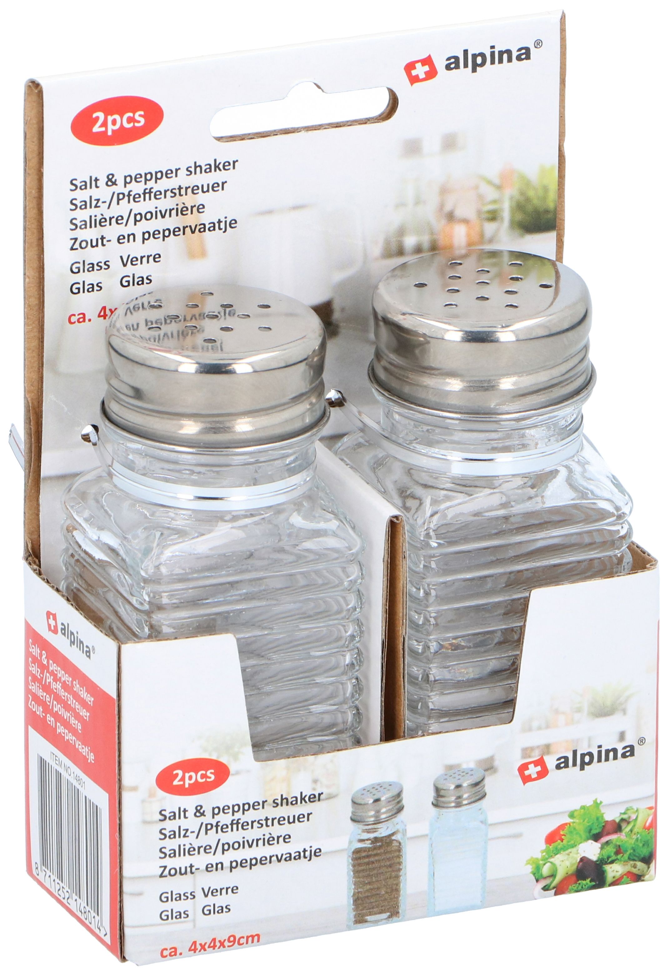 Ensemble salière et poivrière ALPINA Ensemble salière et poivrière ALPINA