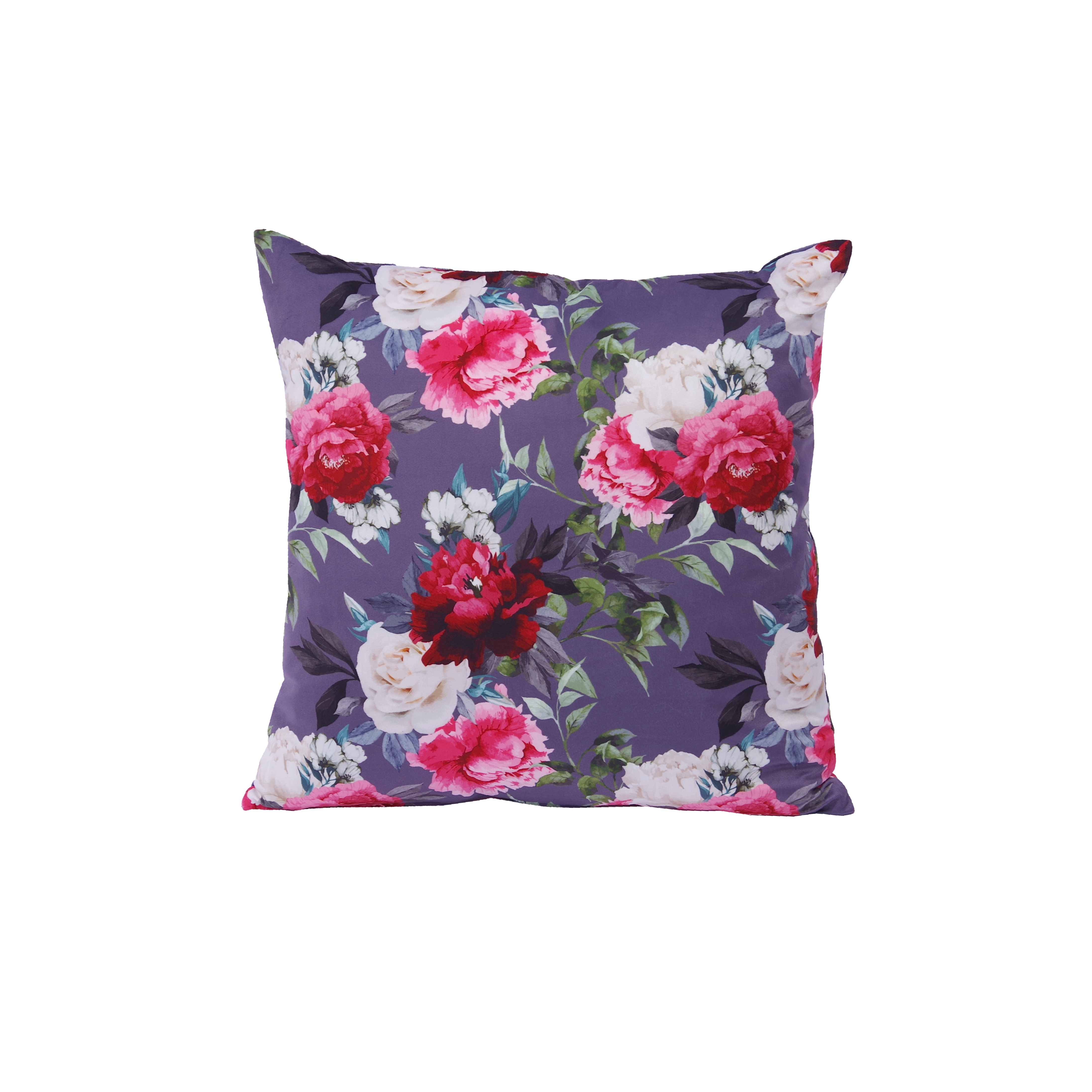Housse de coussin 50x50cm ton gris AMORE