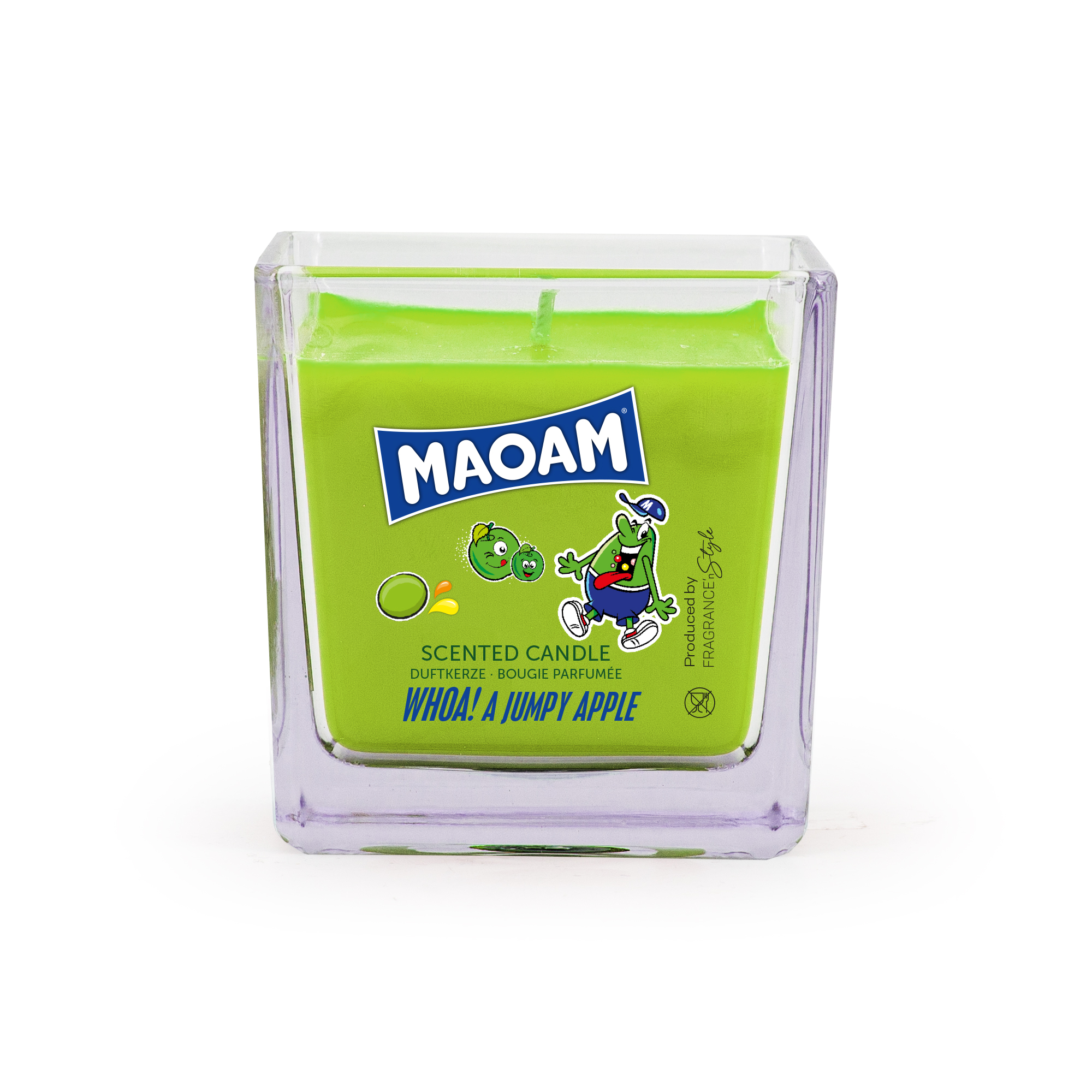 Bougie en pot Jumpy Apple MAOAM