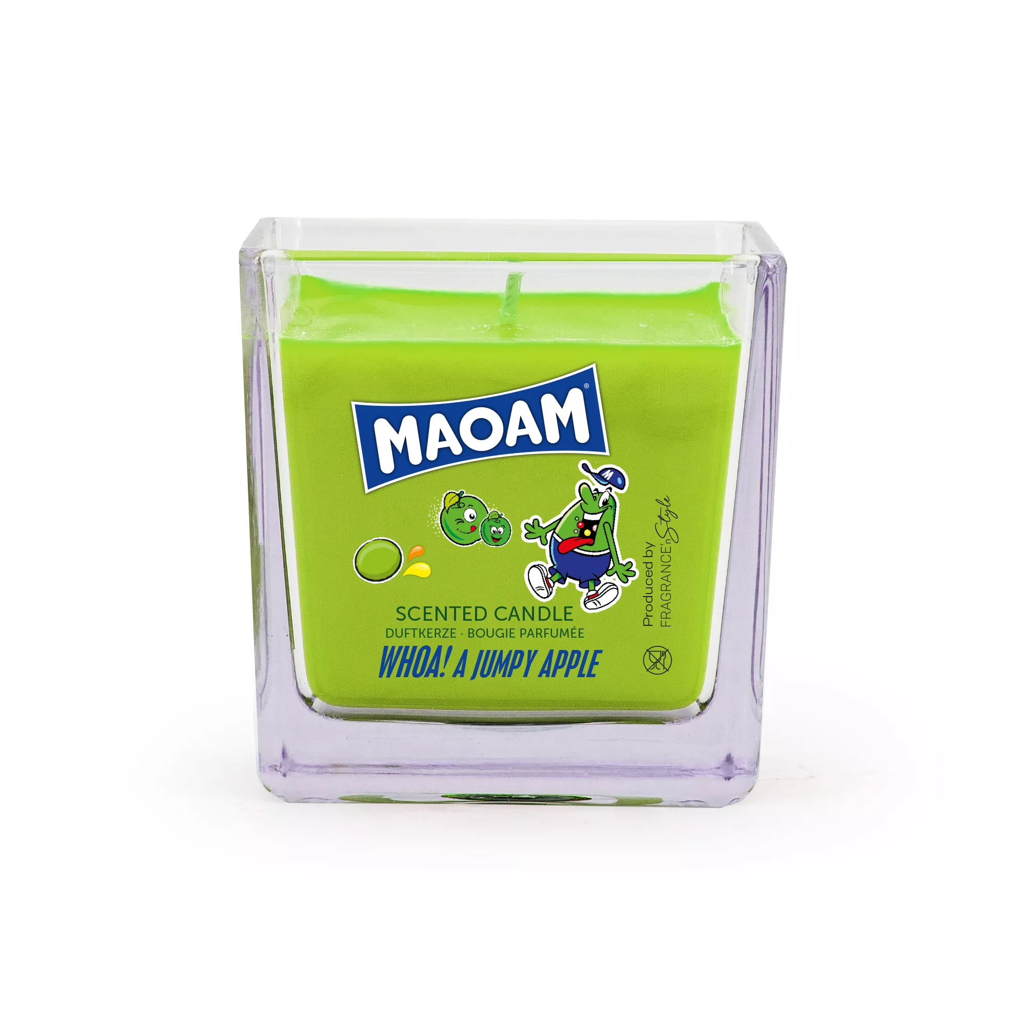 Bougie en pot Jumpy Apple MAOAM