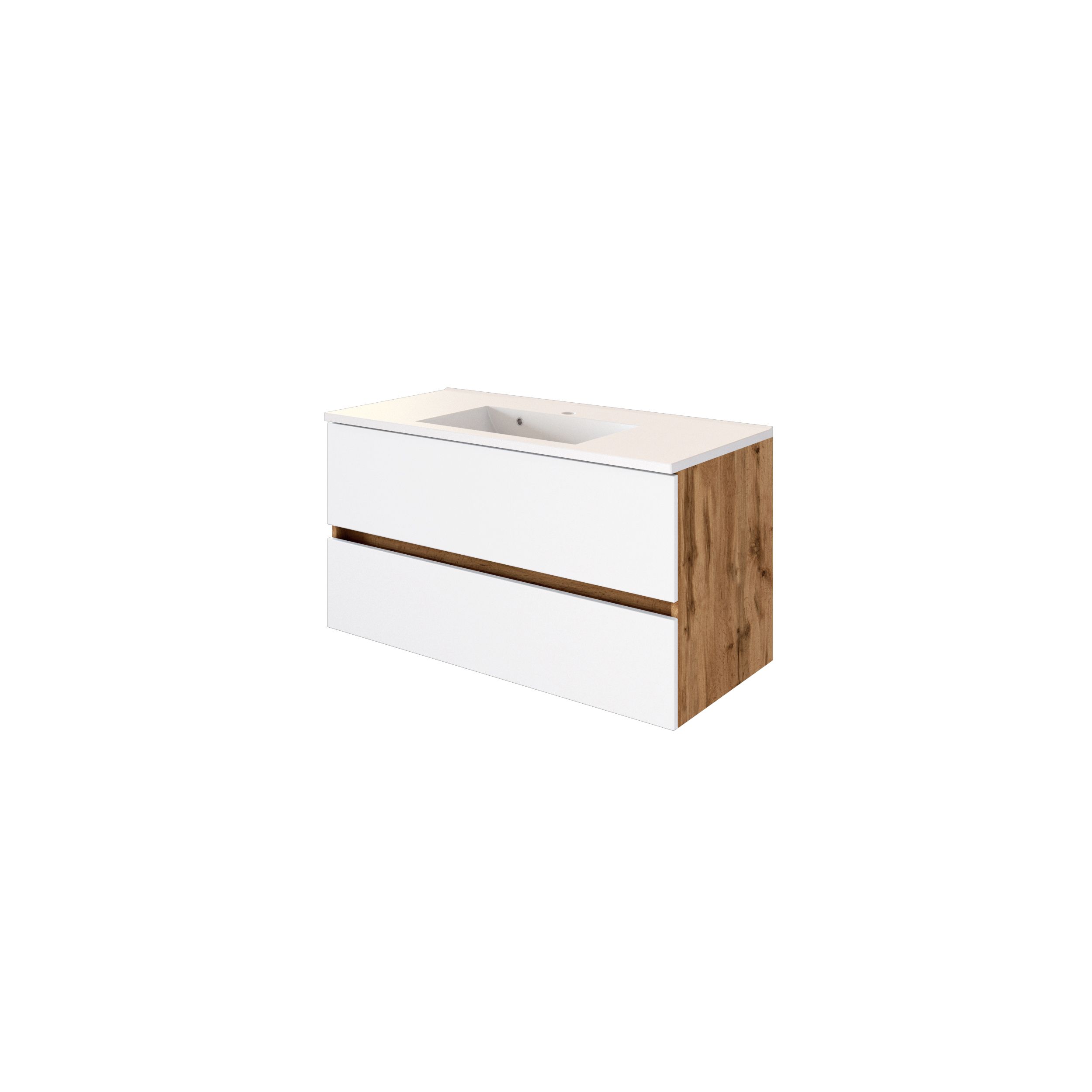 Meuble sous vasque avec vasque LUCCA Meuble sous vasque avec vasque LUCCA