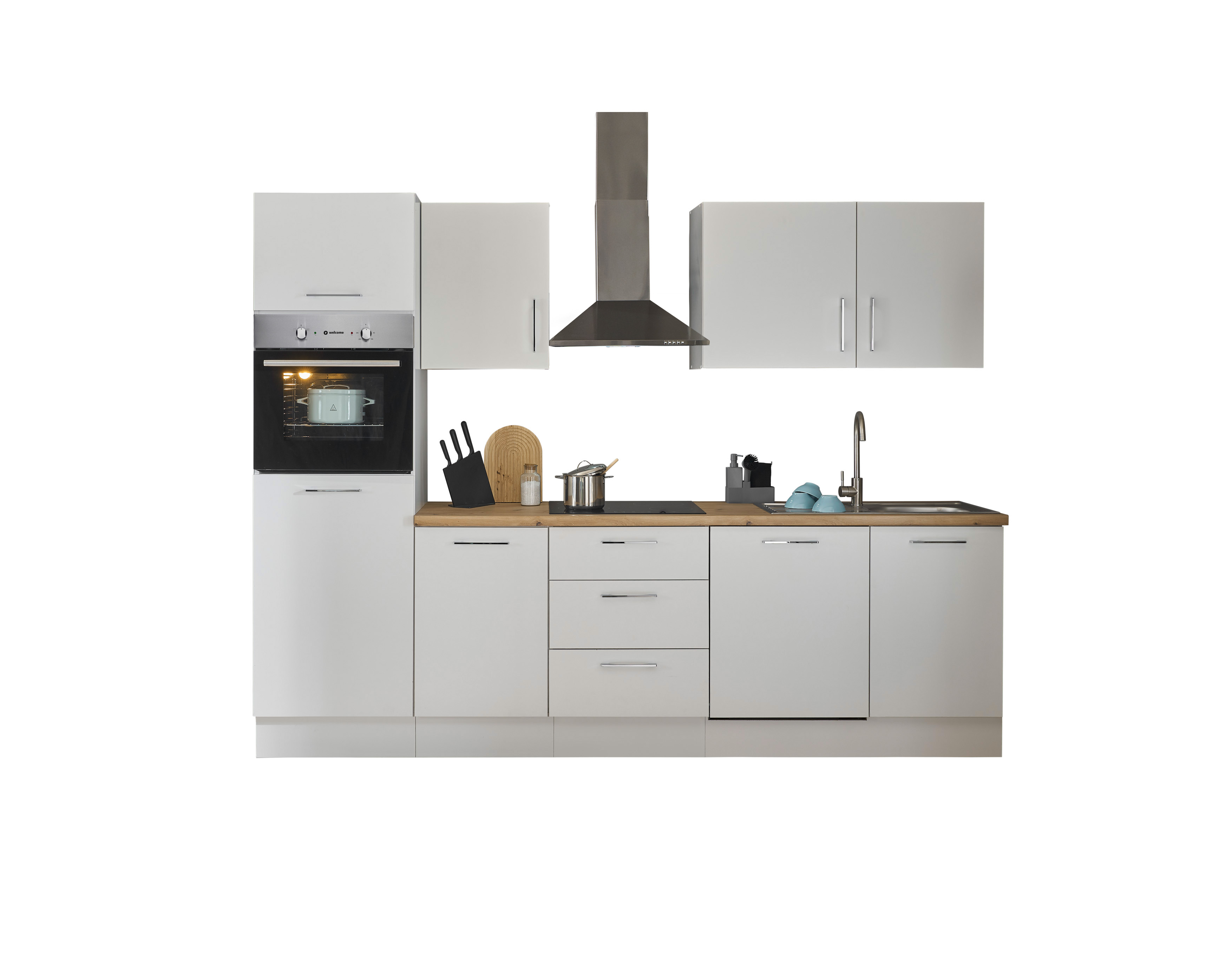 Bloc cuisine avec électroménager CORNWALL (bloc cuisine-four-réfrigérateur) III Bloc cuisine avec électroménager CORNWALL (bloc cuisine-four-réfrigérateur) III