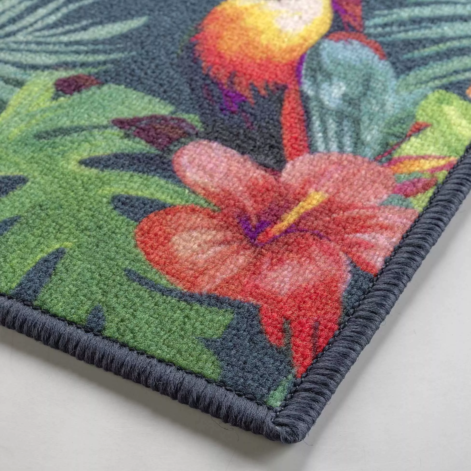 Tapis anti-salissures toucan 50x120cm MOOREA