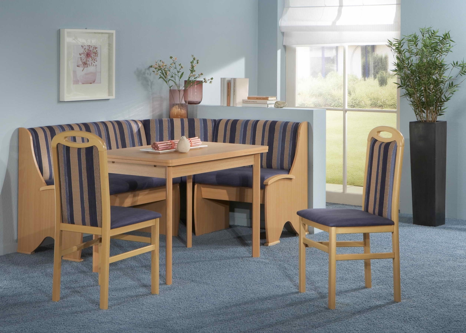 Coin repas avec banquette d'angle SAMOS