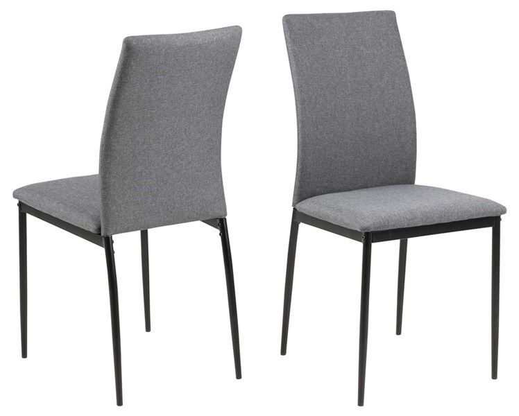 Lot de 4 chaises de salle à manger DEMINA