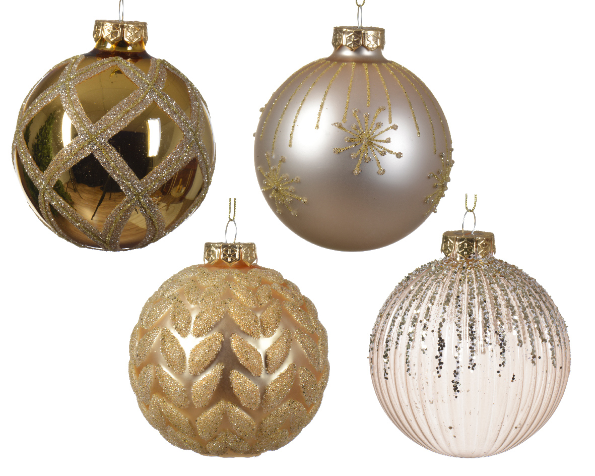 Boule en verre CHRISTMAS