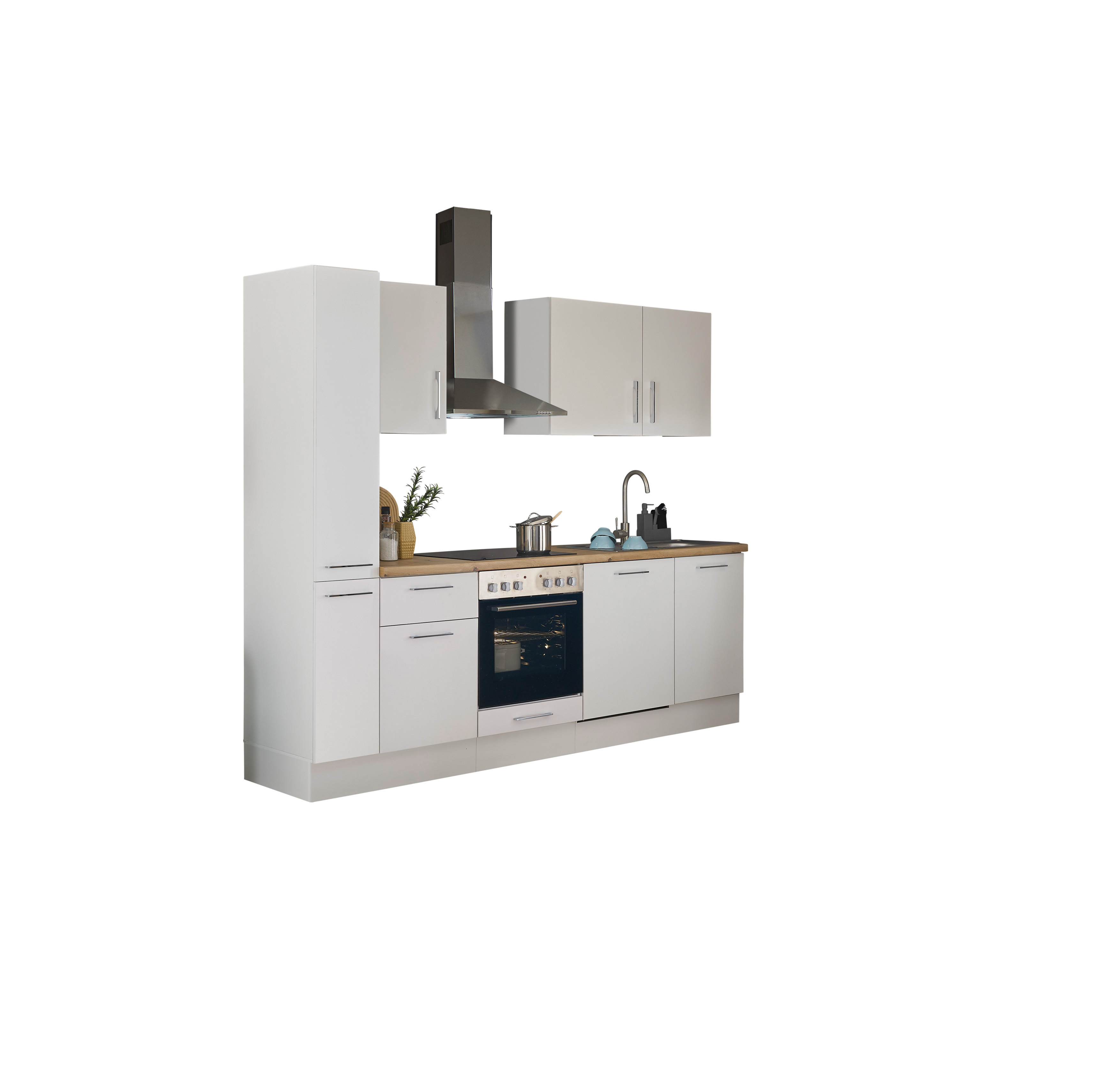 Bloc cuisine avec électroménager CORNWALL (bloc cuisine-armoire coulissante-lave-vaisselle) I