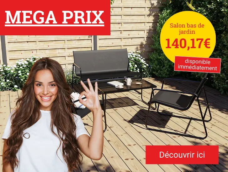 Meubles de jardin à MEGA prix - à découvrir ici