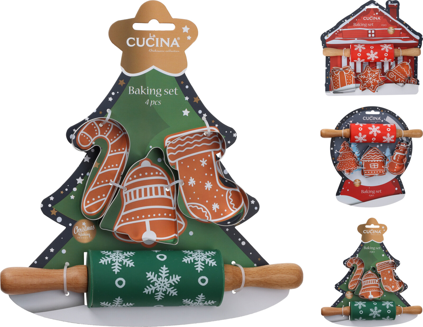 Set à pâtisser pour enfants 4 pièces CHRISTMAS