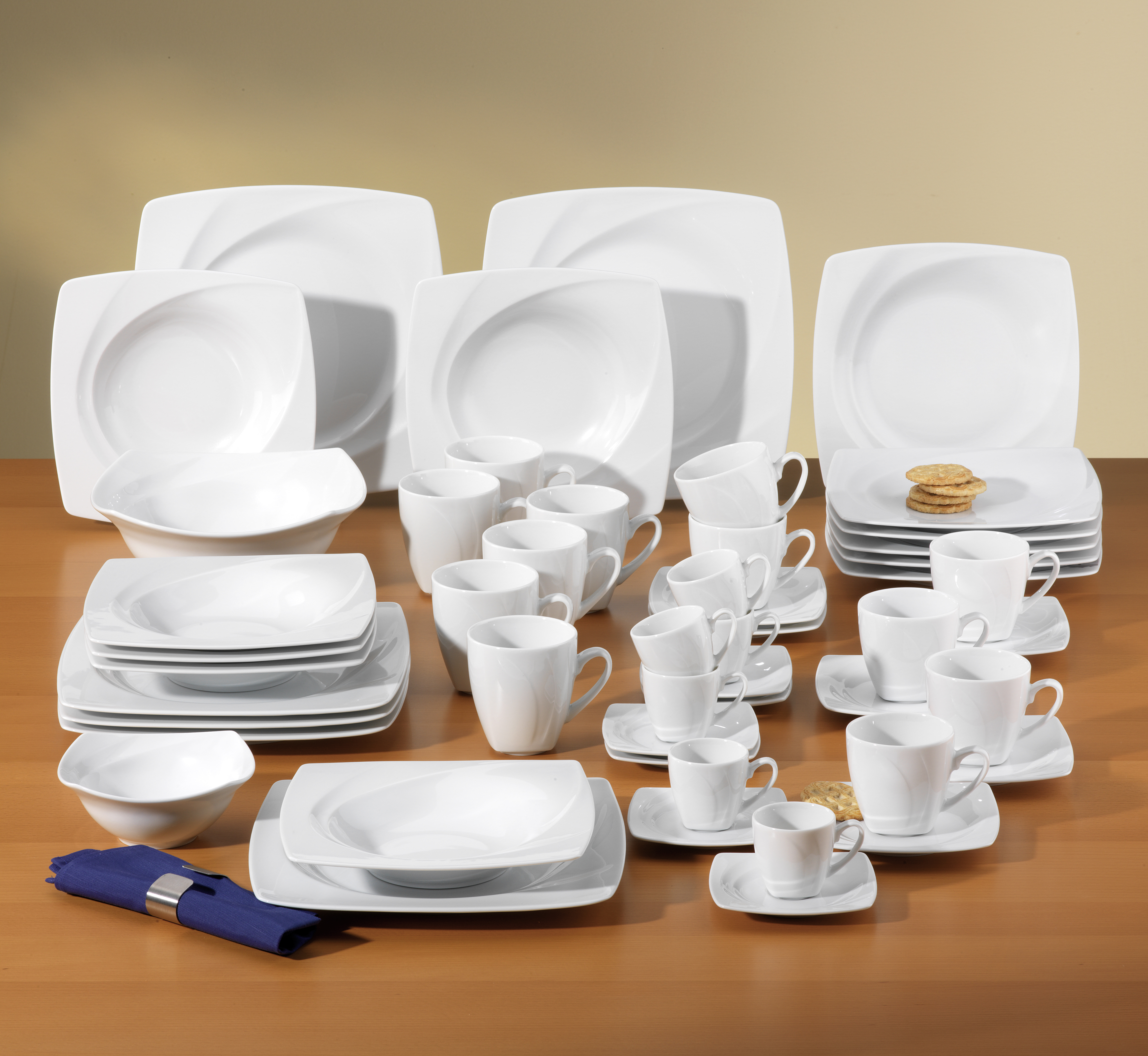 Service De table De marque européenne XR50PZ, ensemble d'assiettes à dîner  nordique, vaisselle De service, vaisselle, fournitures De cuisine, Aparelho  De Jantar