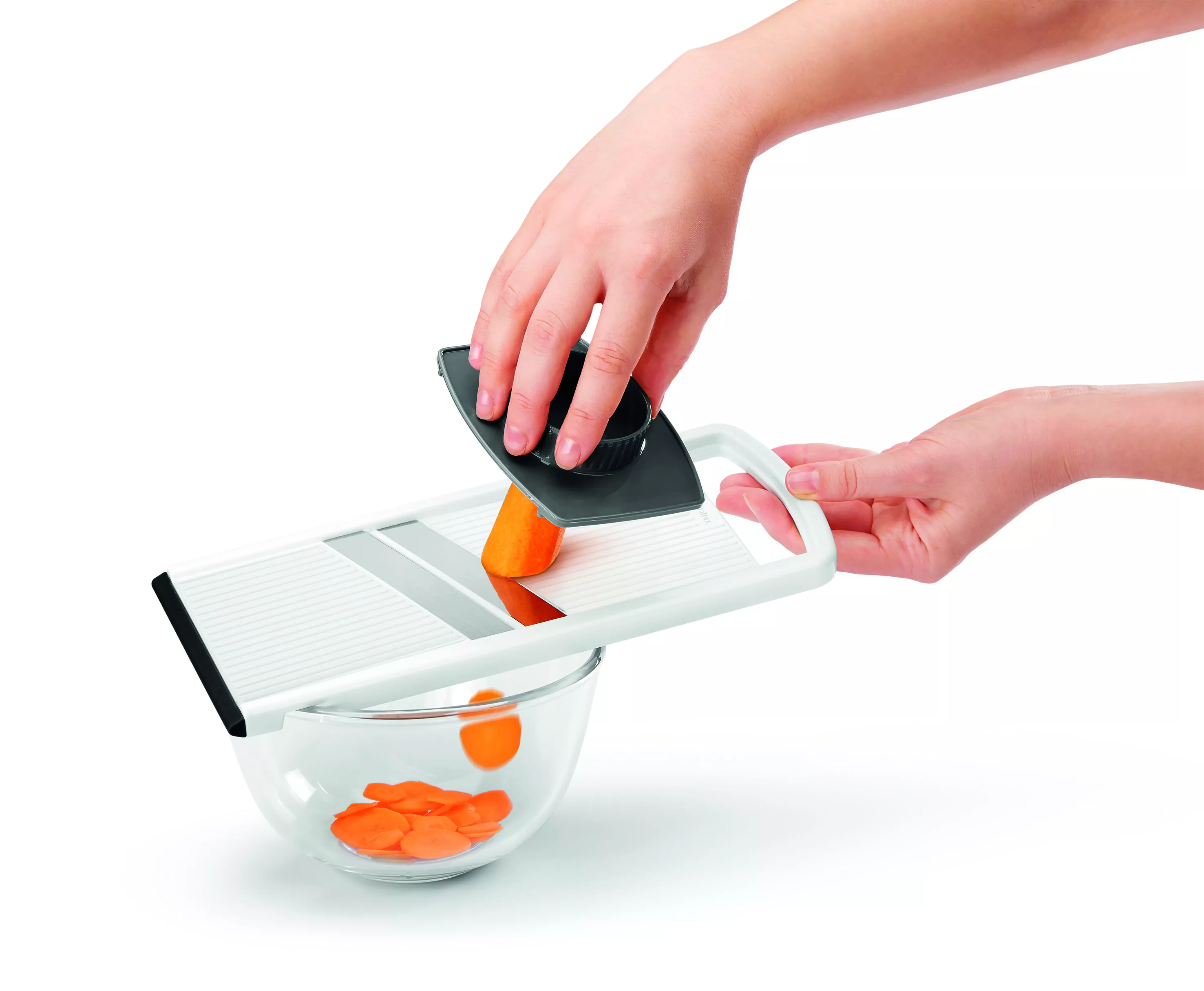 Mandoline manuelle double lame